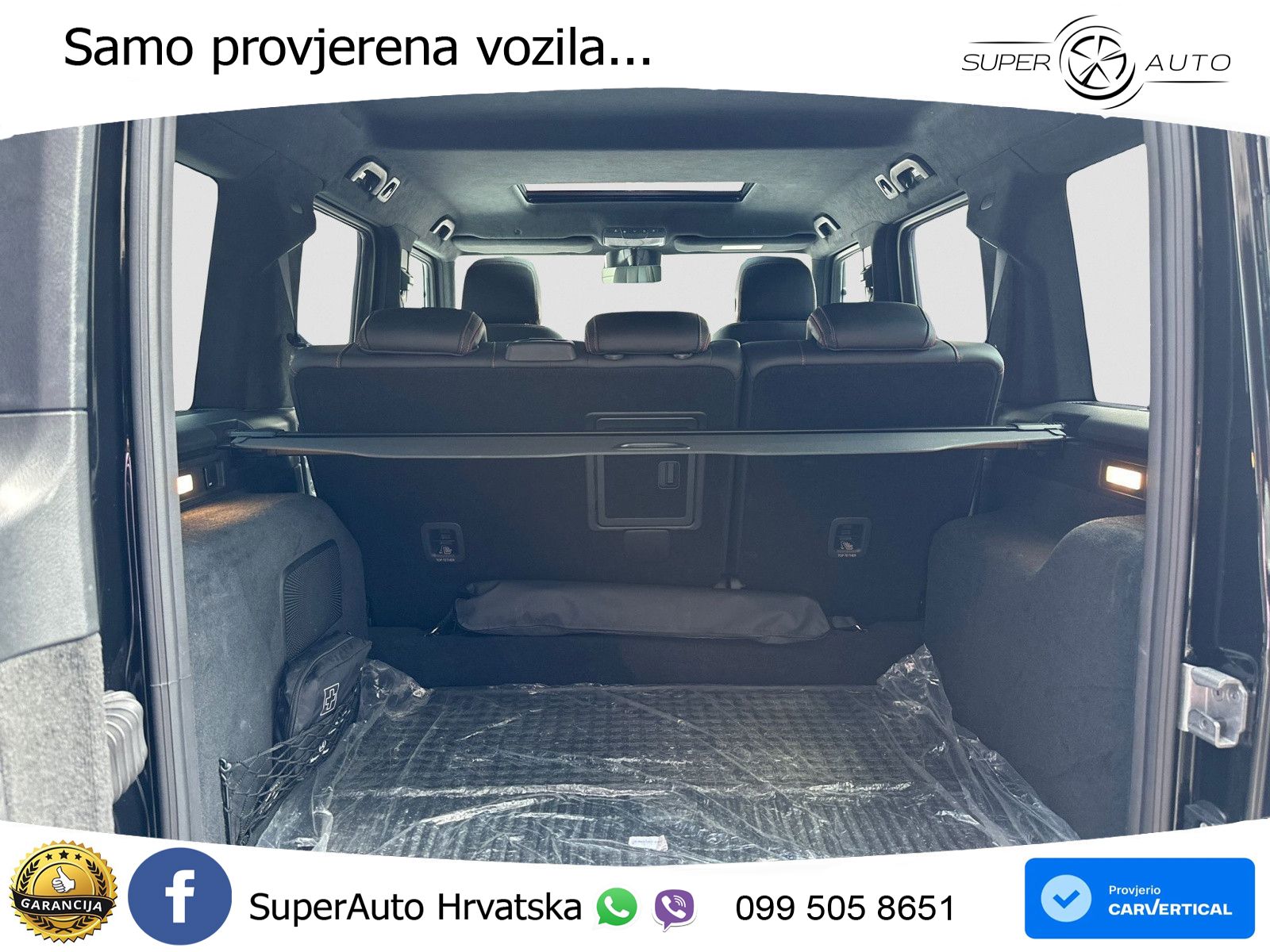 Mercedes G 500 Long V8 (422 KS) 4MATIC 9G-TRONIC Brabus ZRAČNI+ACC+GR SJED+360+PANO