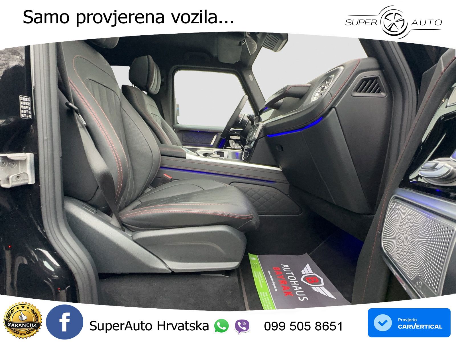 Mercedes G 500 Long V8 (422 KS) 4MATIC 9G-TRONIC Brabus ZRAČNI+ACC+GR SJED+360+PANO