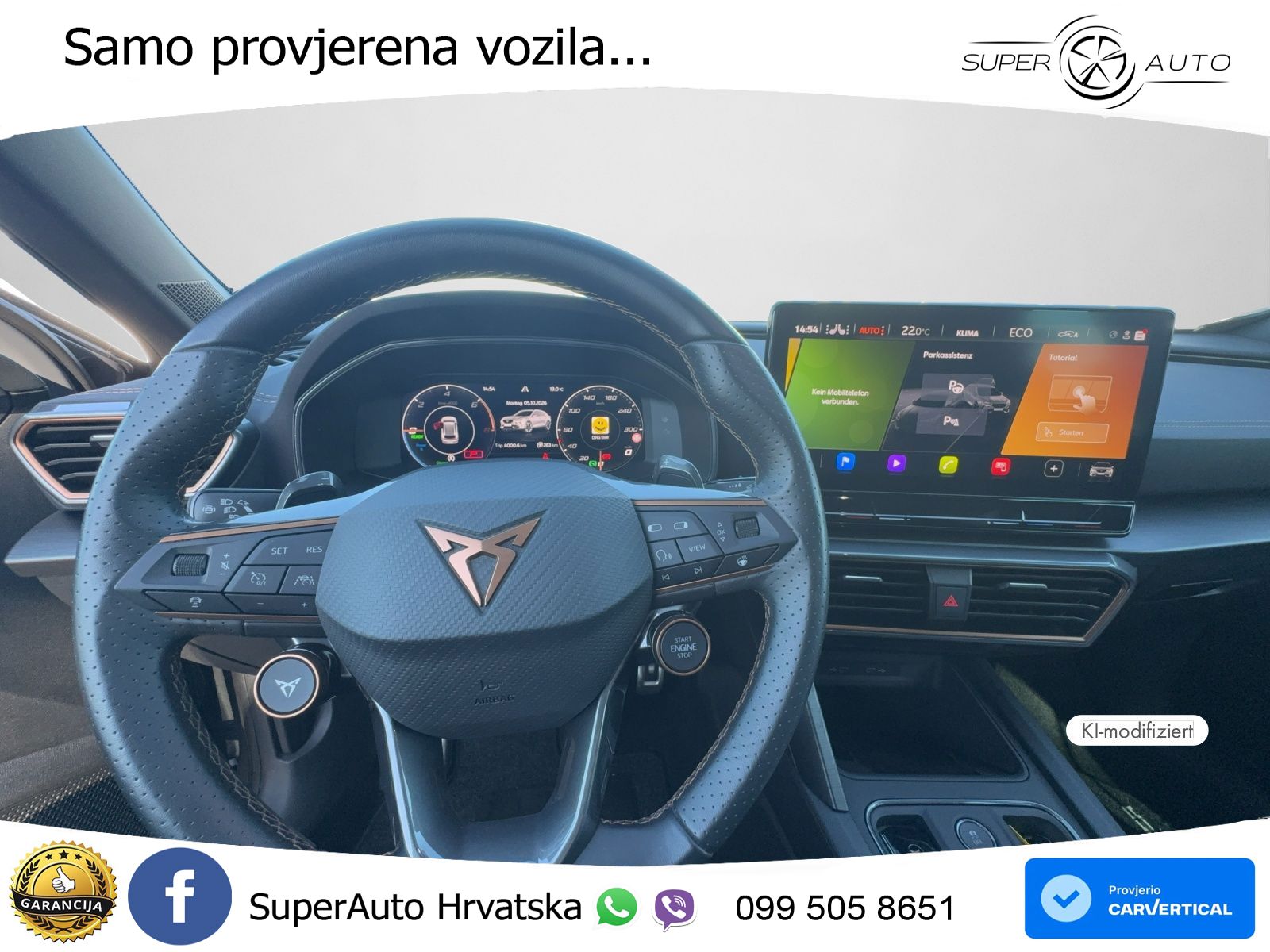 Cupra Formentor 1.4 TSI (245 KS) e-Hybrid DSG VZ MATRIX+GR SJED+KAM