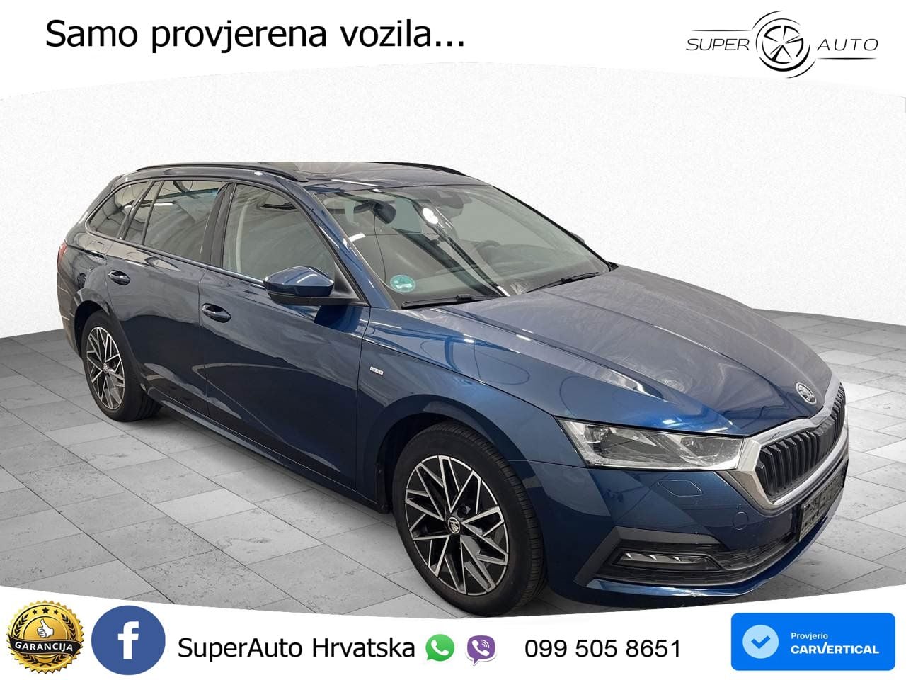 Škoda Octavia Combi 2.0 TDI (150 KS) DSG LED+GR SJED+ACC