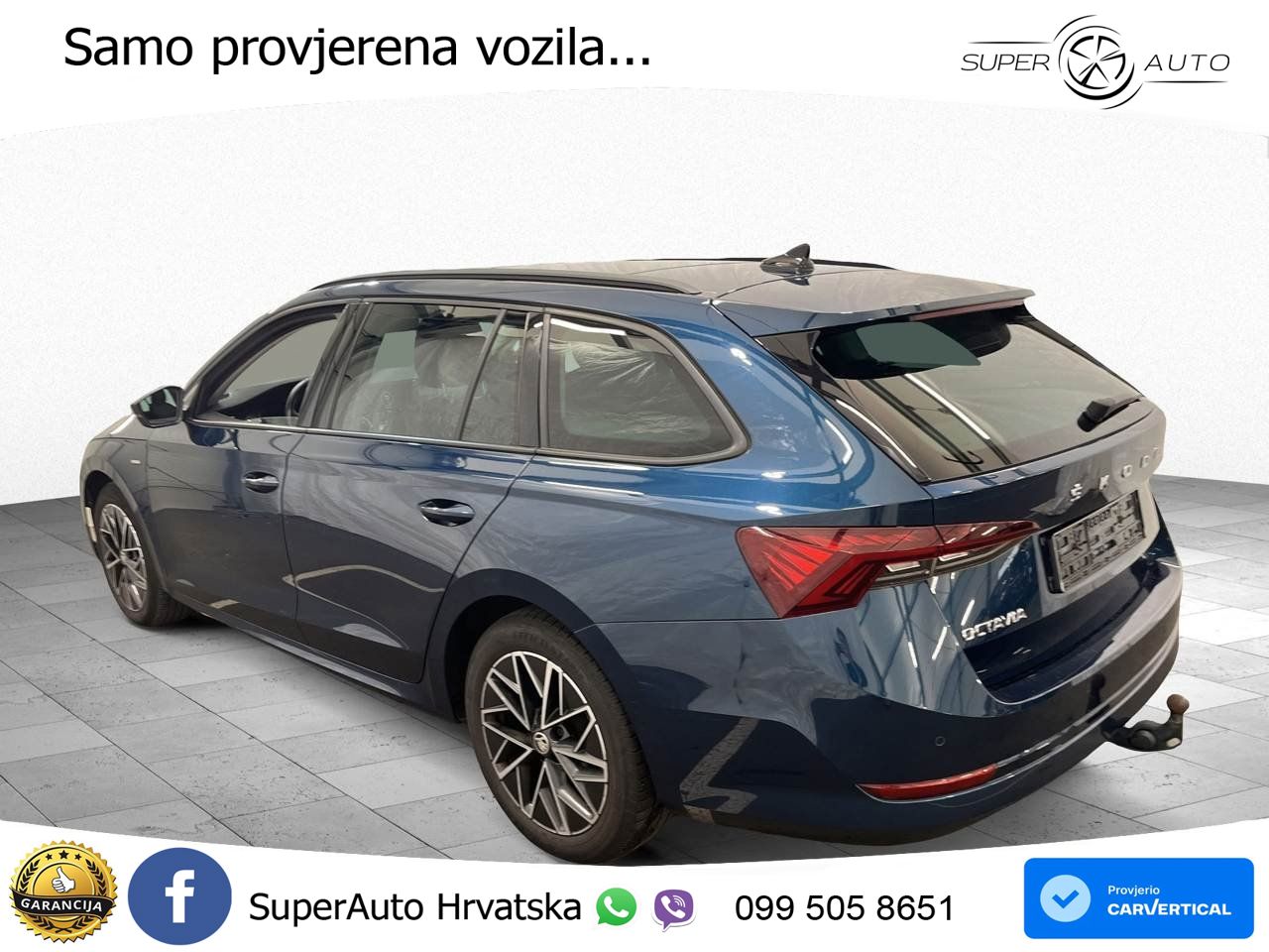 Škoda Octavia Combi 2.0 TDI (150 KS) DSG LED+GR SJED+ACC
