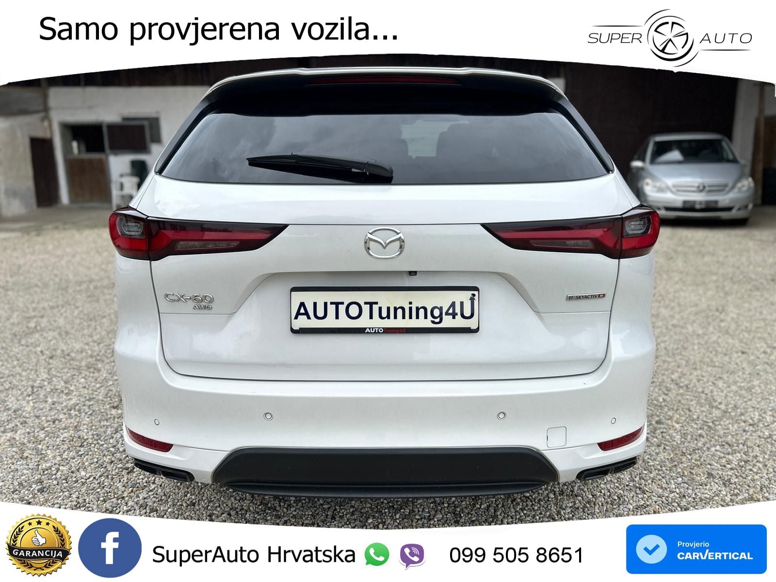 Mazda CX-60 3.3 e-Skyactiv D (254 KS) AWD Automatic LED+GR SJED+ACC