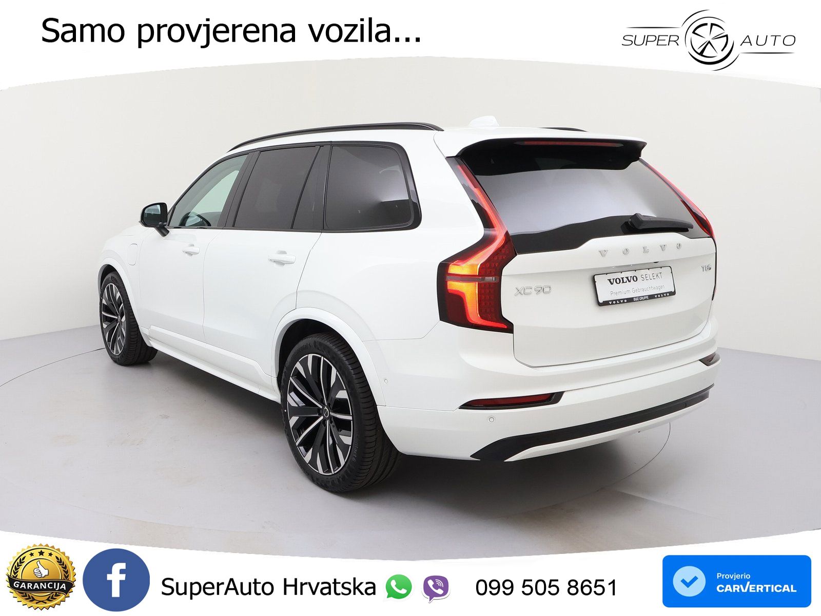 Volvo XC90 2.0 T8 AWD Automatic ZRAČNI+ACC+GR SJED+KAM+PANO