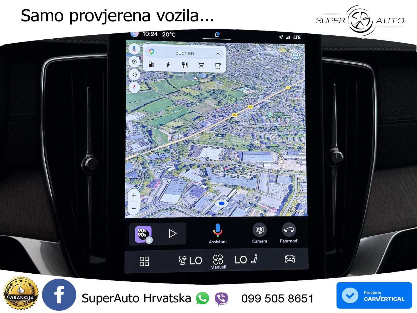 Volvo XC90 2.0 T8 AWD Automatic ZRAČNI+ACC+GR SJED+KAM+PANO