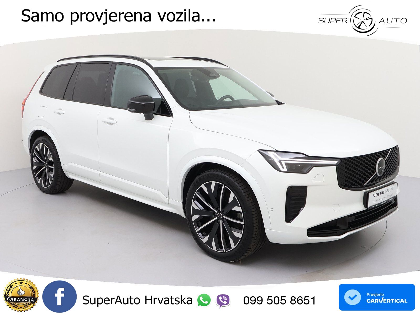 Volvo XC90 2.0 T8 AWD Automatic ZRAČNI+ACC+GR SJED+KAM+PANO