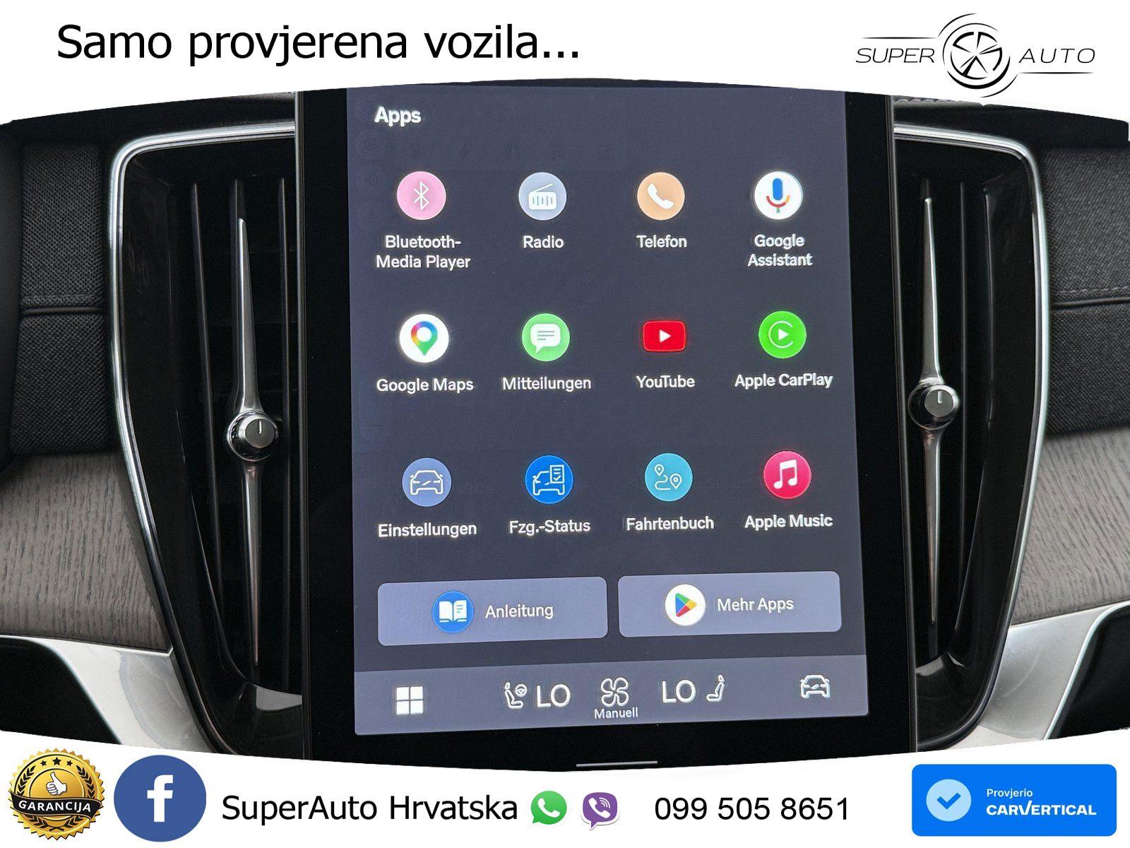 Volvo XC90 2.0 T8 AWD Automatic ZRAČNI+ACC+GR SJED+KAM+PANO