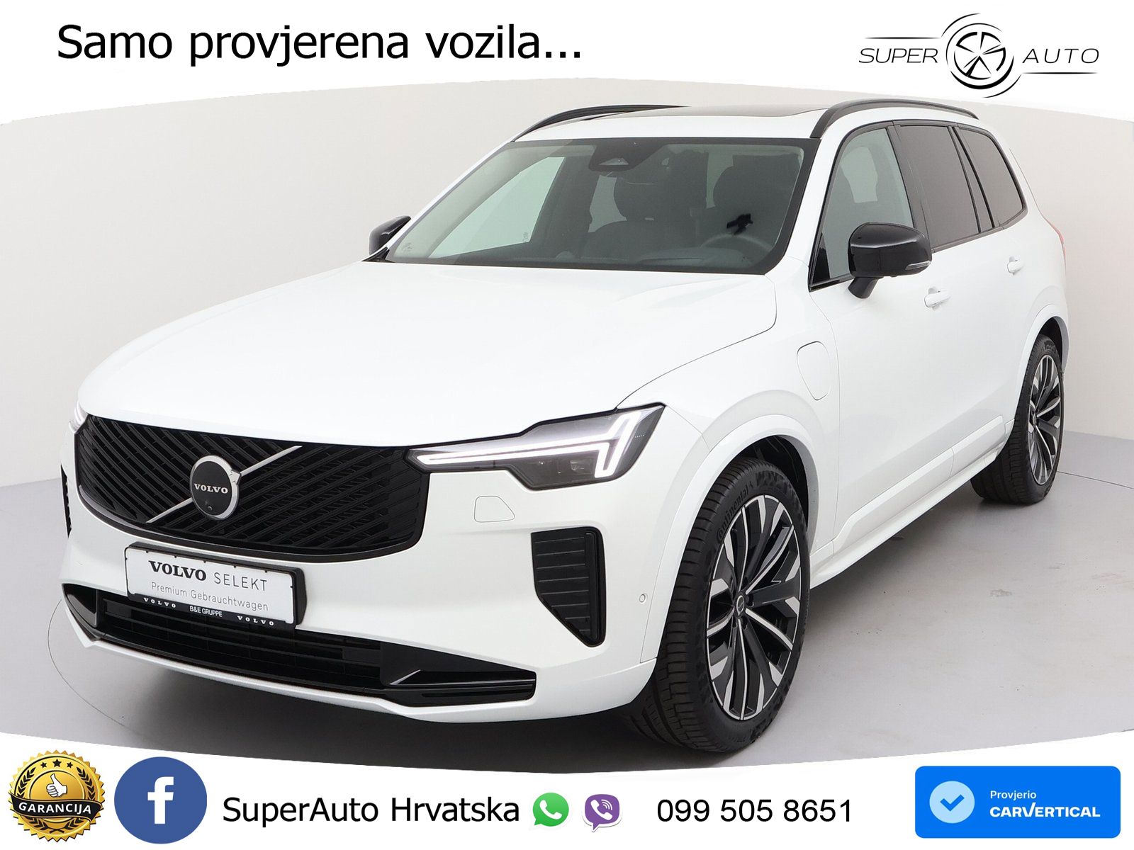 Volvo XC90 2.0 T8 AWD Automatic ZRAČNI+ACC+GR SJED+KAM+PANO