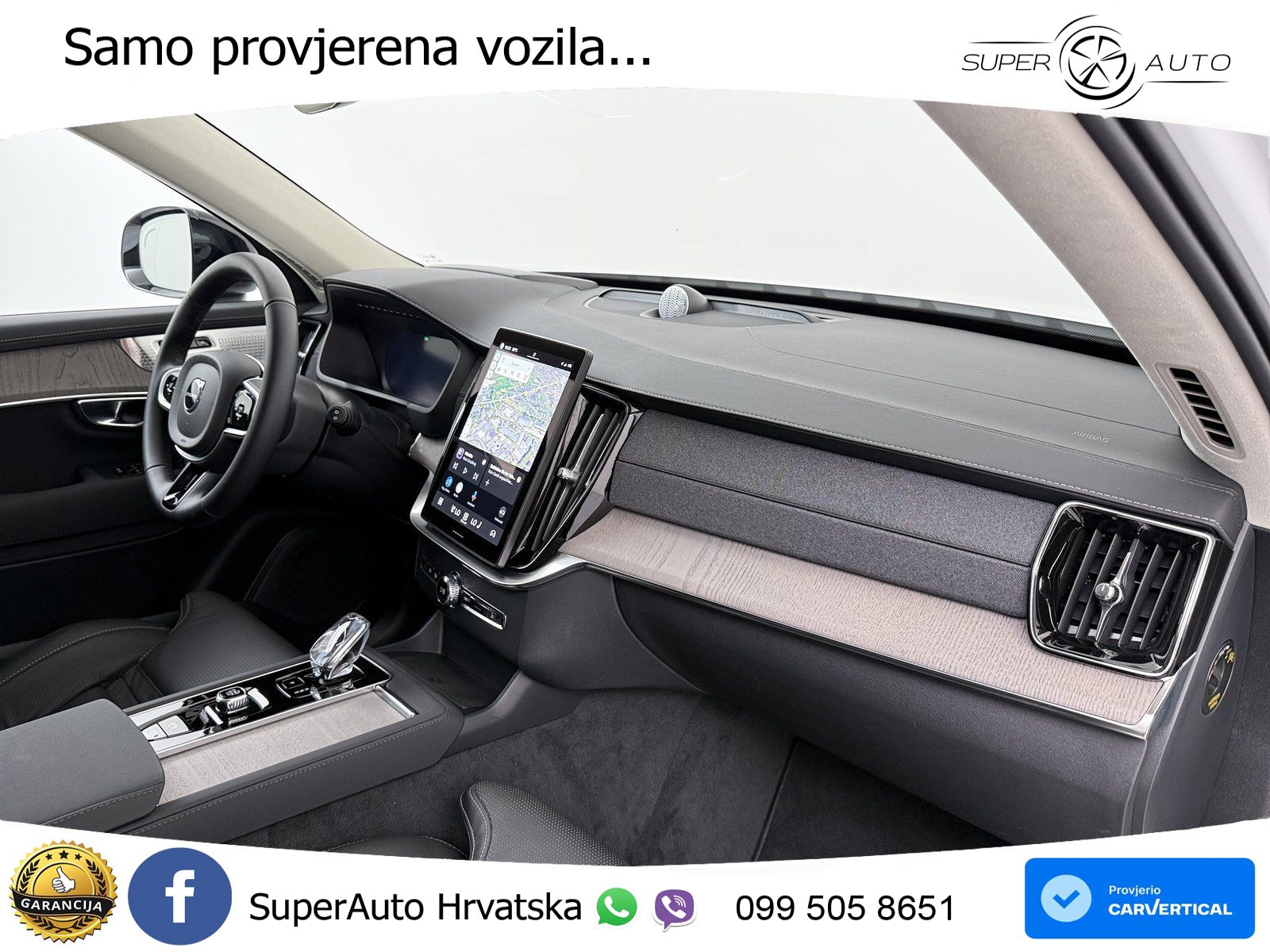 Volvo XC90 2.0 T8 AWD Automatic ZRAČNI+ACC+GR SJED+KAM+PANO