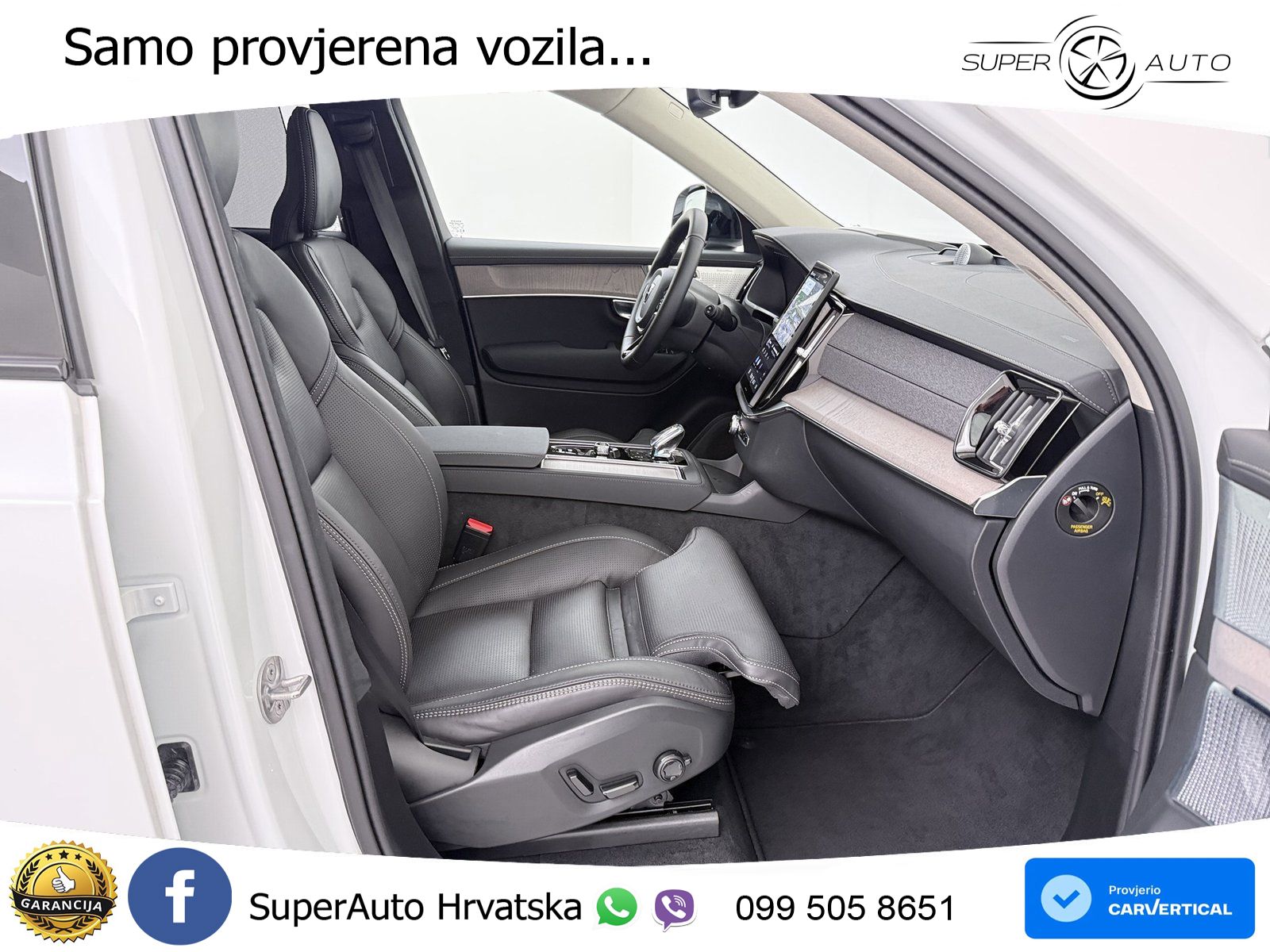 Volvo XC90 2.0 T8 AWD Automatic ZRAČNI+ACC+GR SJED+KAM+PANO
