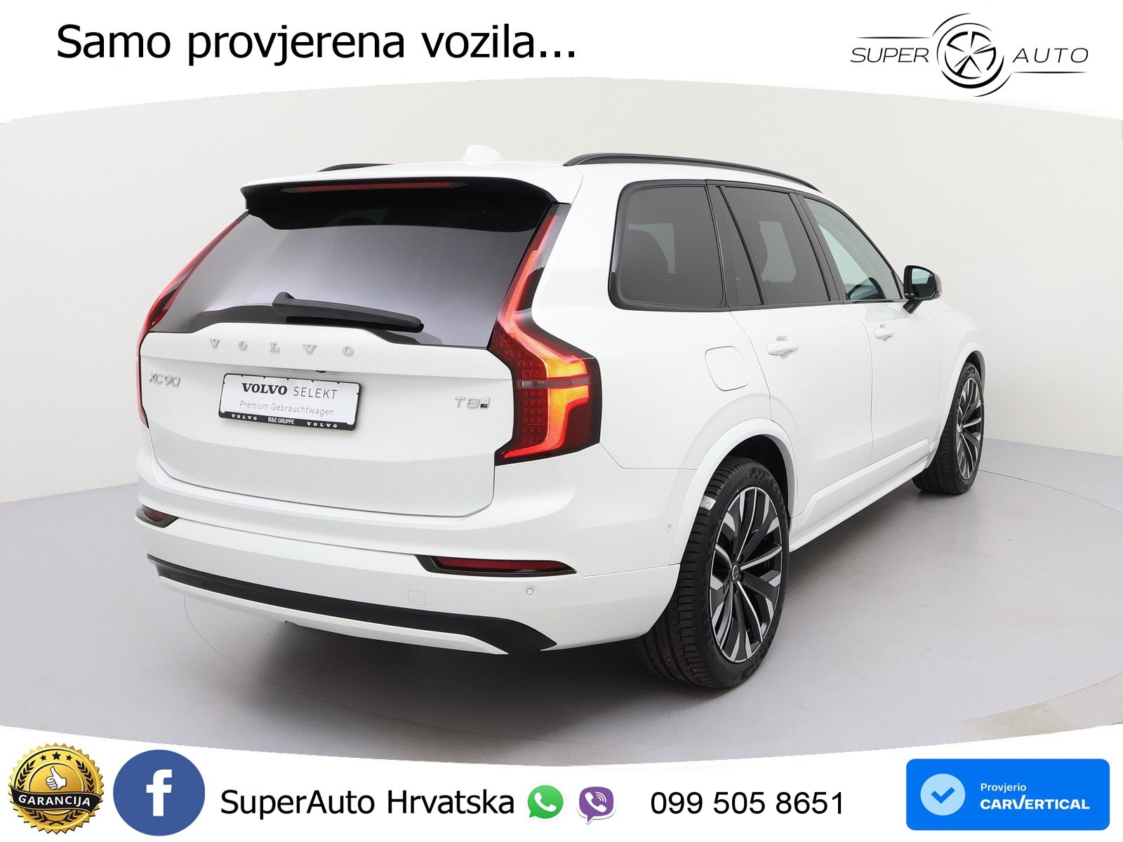 Volvo XC90 2.0 T8 AWD Automatic ZRAČNI+ACC+GR SJED+KAM+PANO
