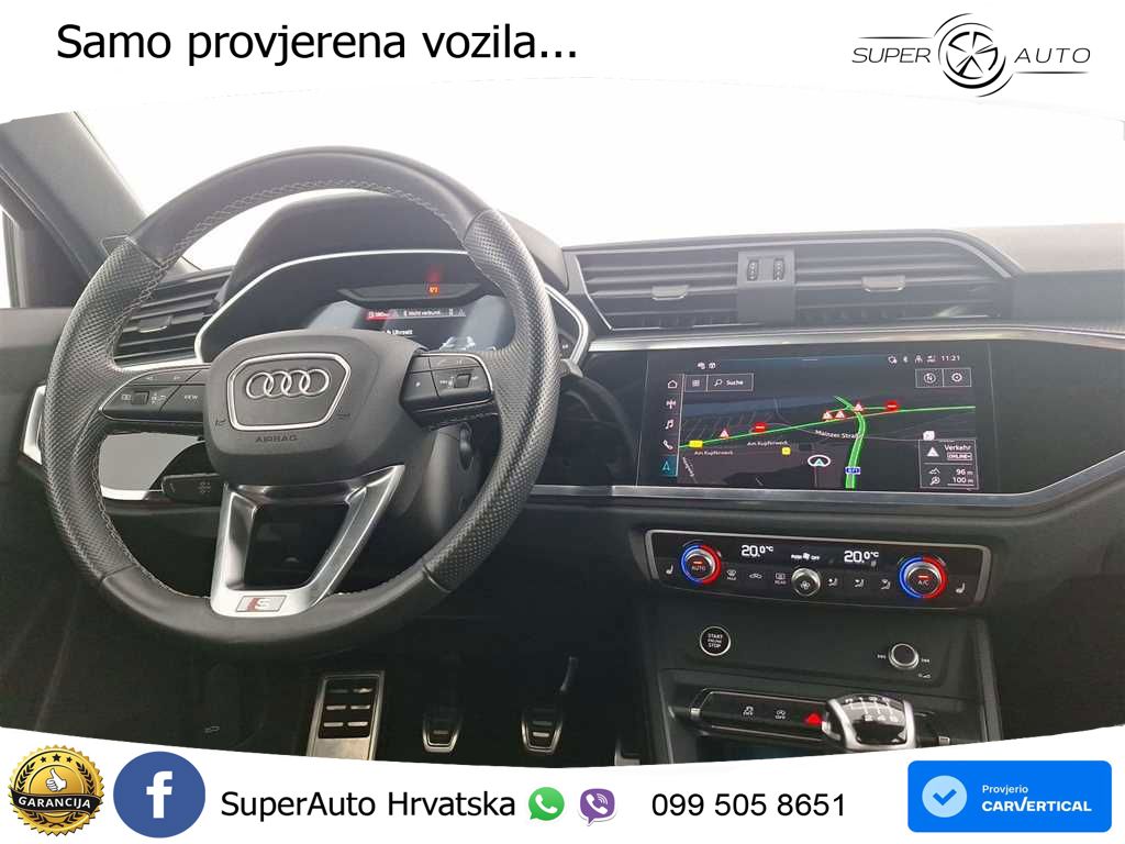 Audi Q3 35 TFSI (150 KS) S line MATRIX+GR SJED+KAM