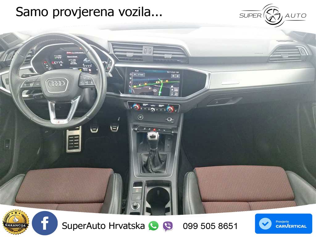 Audi Q3 35 TFSI (150 KS) S line MATRIX+GR SJED+KAM
