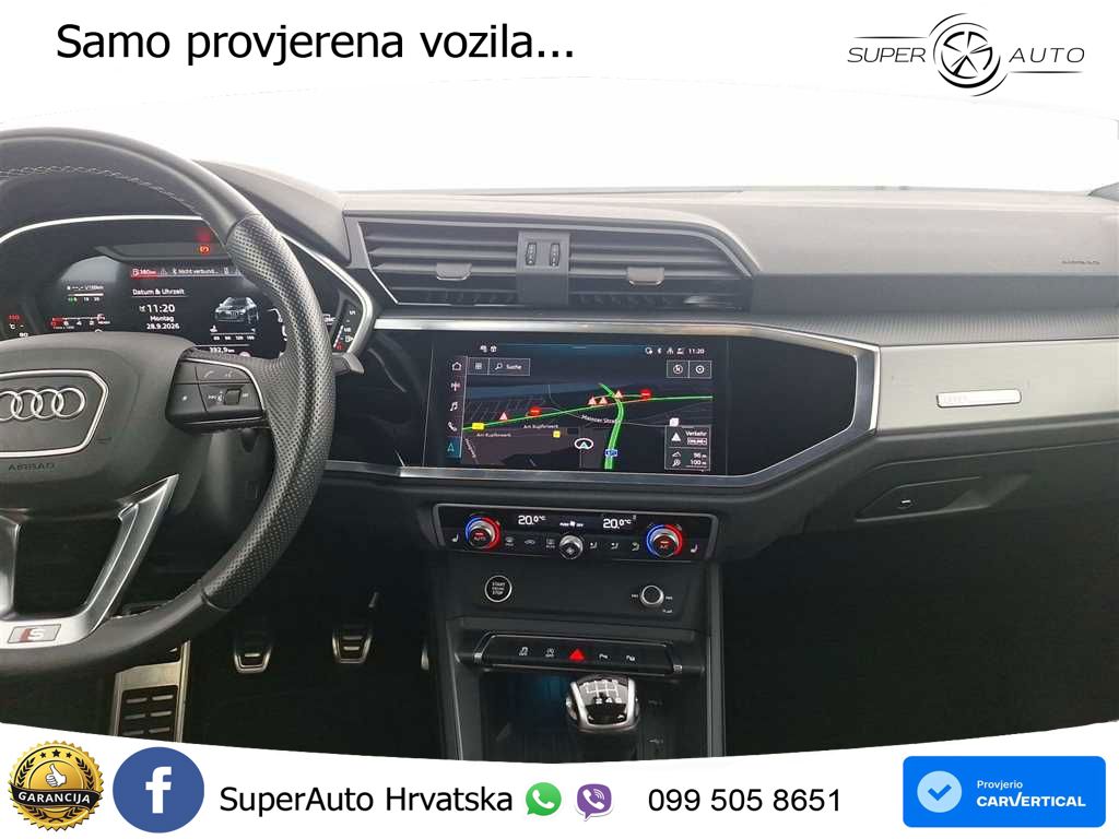 Audi Q3 35 TFSI (150 KS) S line MATRIX+GR SJED+KAM