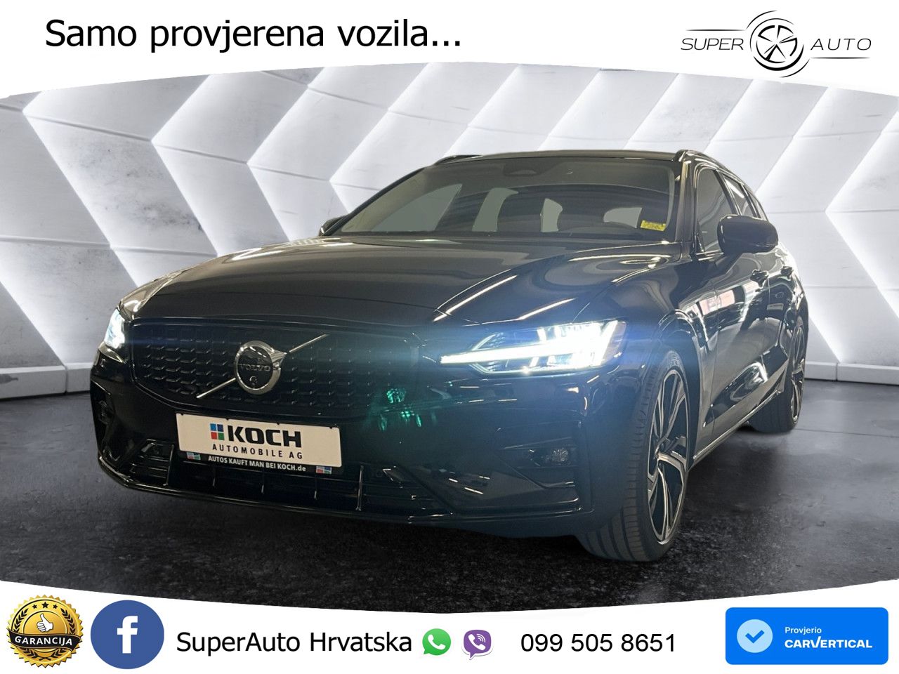Volvo V60 2.0 B4 Benzin DCT ACC+GR SJED+360+PANO