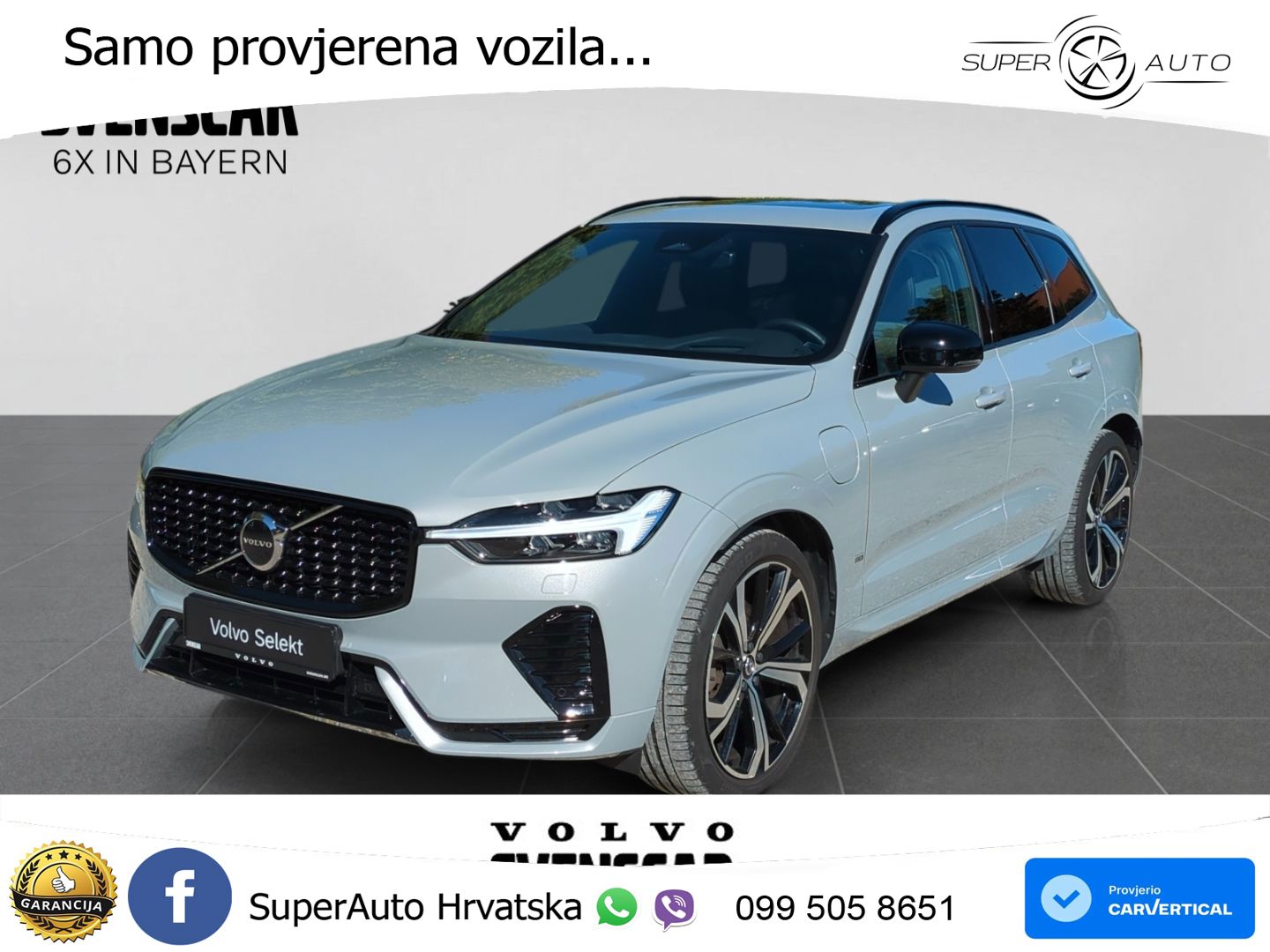 Volvo XC60 T8 AWD Geartronic ZRAČNI+ACC+GR SJED+KAM+PANO
