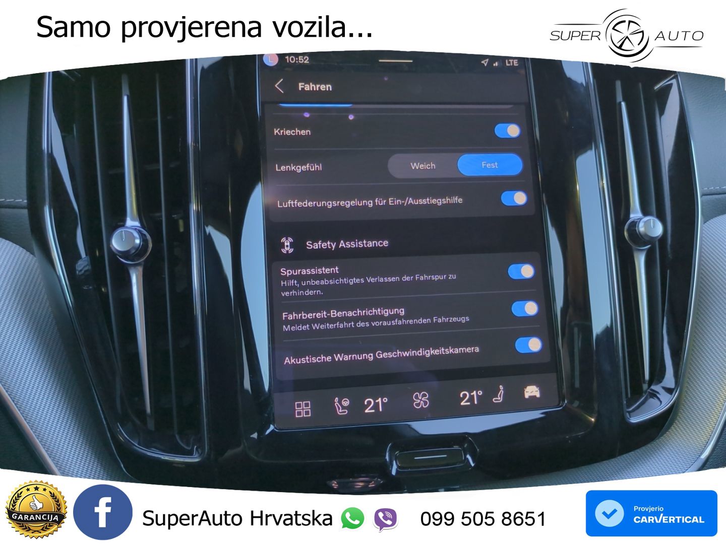 Volvo XC60 T8 AWD Geartronic ZRAČNI+ACC+GR SJED+KAM+PANO