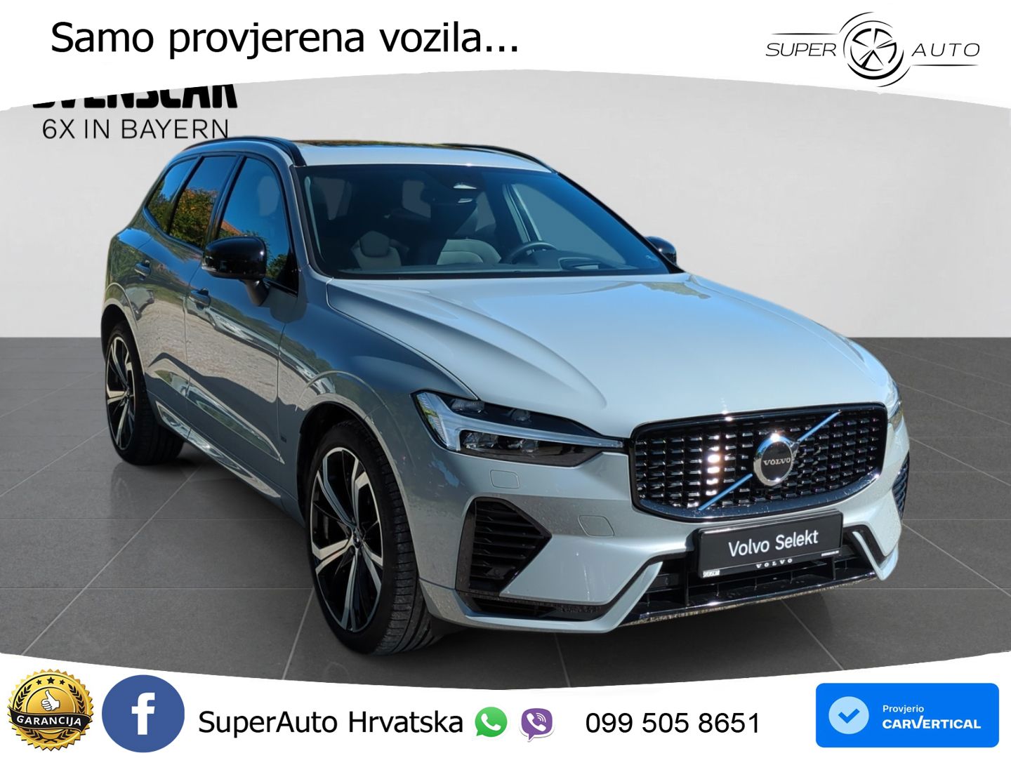 Volvo XC60 T8 AWD Geartronic ZRAČNI+ACC+GR SJED+KAM+PANO