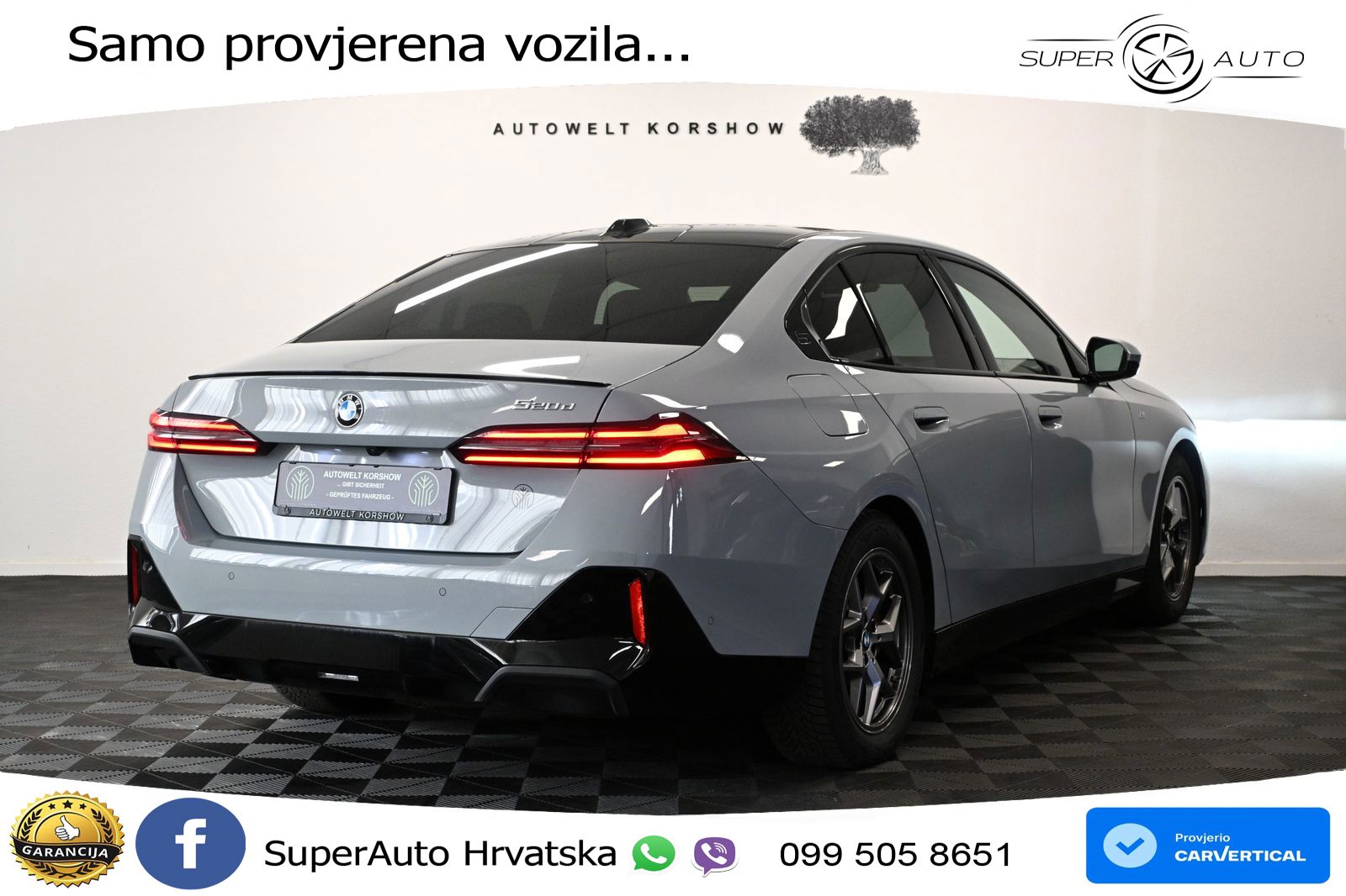 BMW 520d (197 KS) Steptronic M Sport ACC+HEAD+4xGR SJED+360+PANO