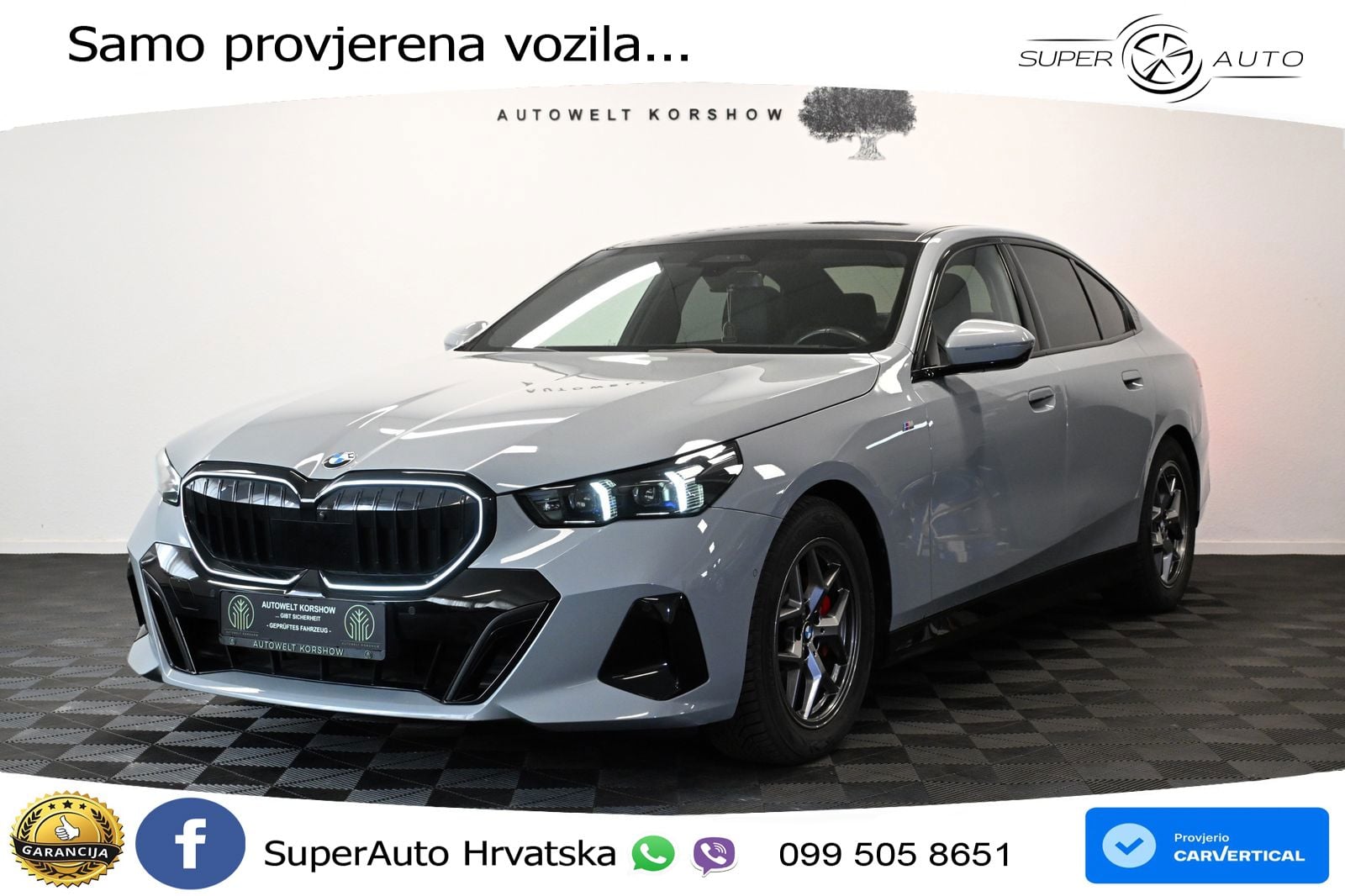 BMW 520d (197 KS) Steptronic M Sport ACC+HEAD+4xGR SJED+360+PANO