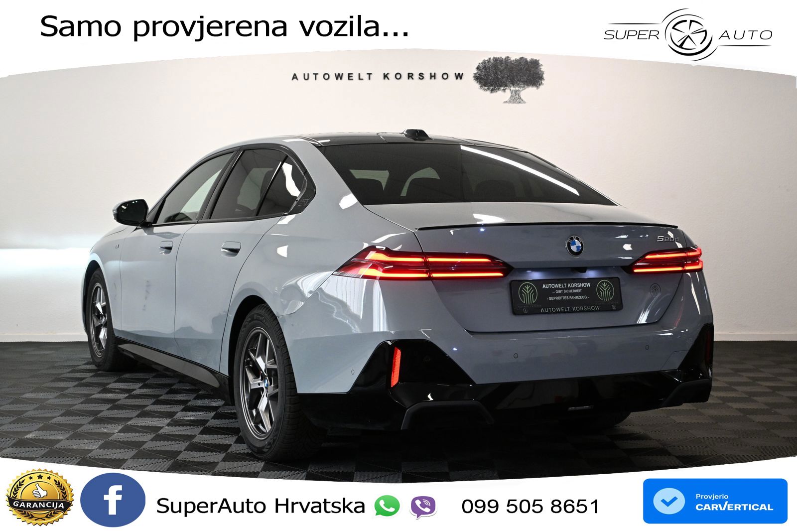 BMW 520d (197 KS) Steptronic M Sport ACC+HEAD+4xGR SJED+360+PANO
