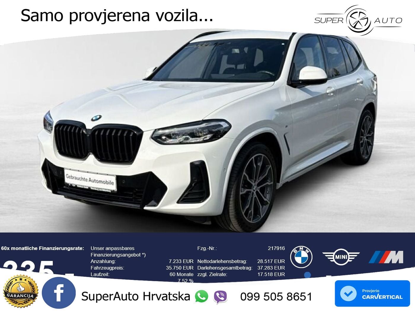 BMW X3 20i xDrive Steptronic M Sport