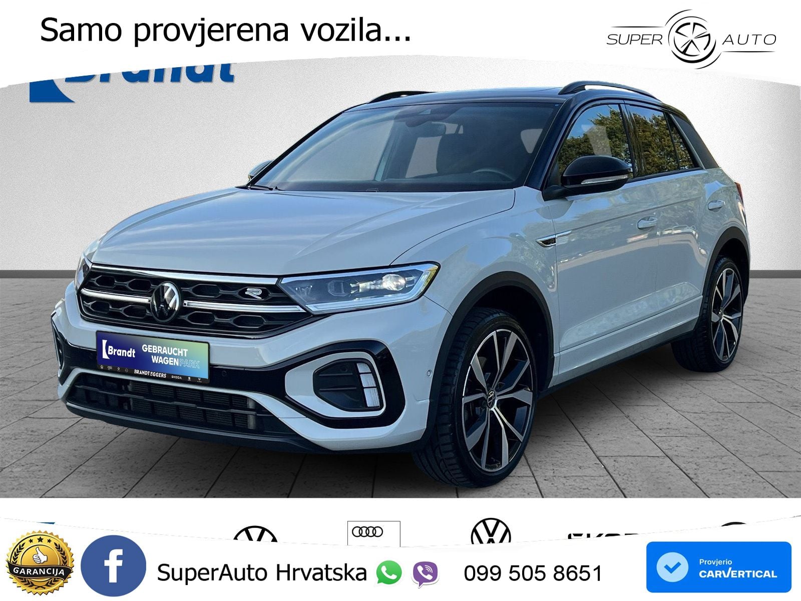 Volkswagen T-Roc 2.0 TSI (190 KS) 4M DSG R-Line LED+GR SJED+ACC