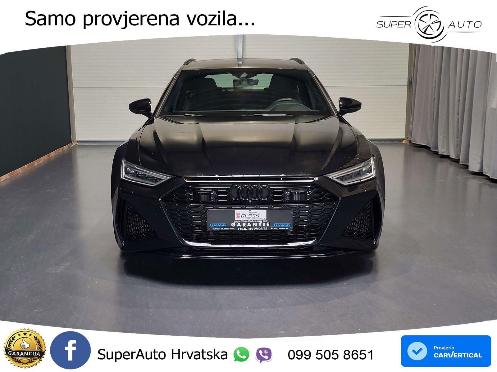 Audi RS6 Avant 4.0 TFSI V8 (600 KS) quattro Tiptronic ZRAČNI+ACC+GR SJED+KAM