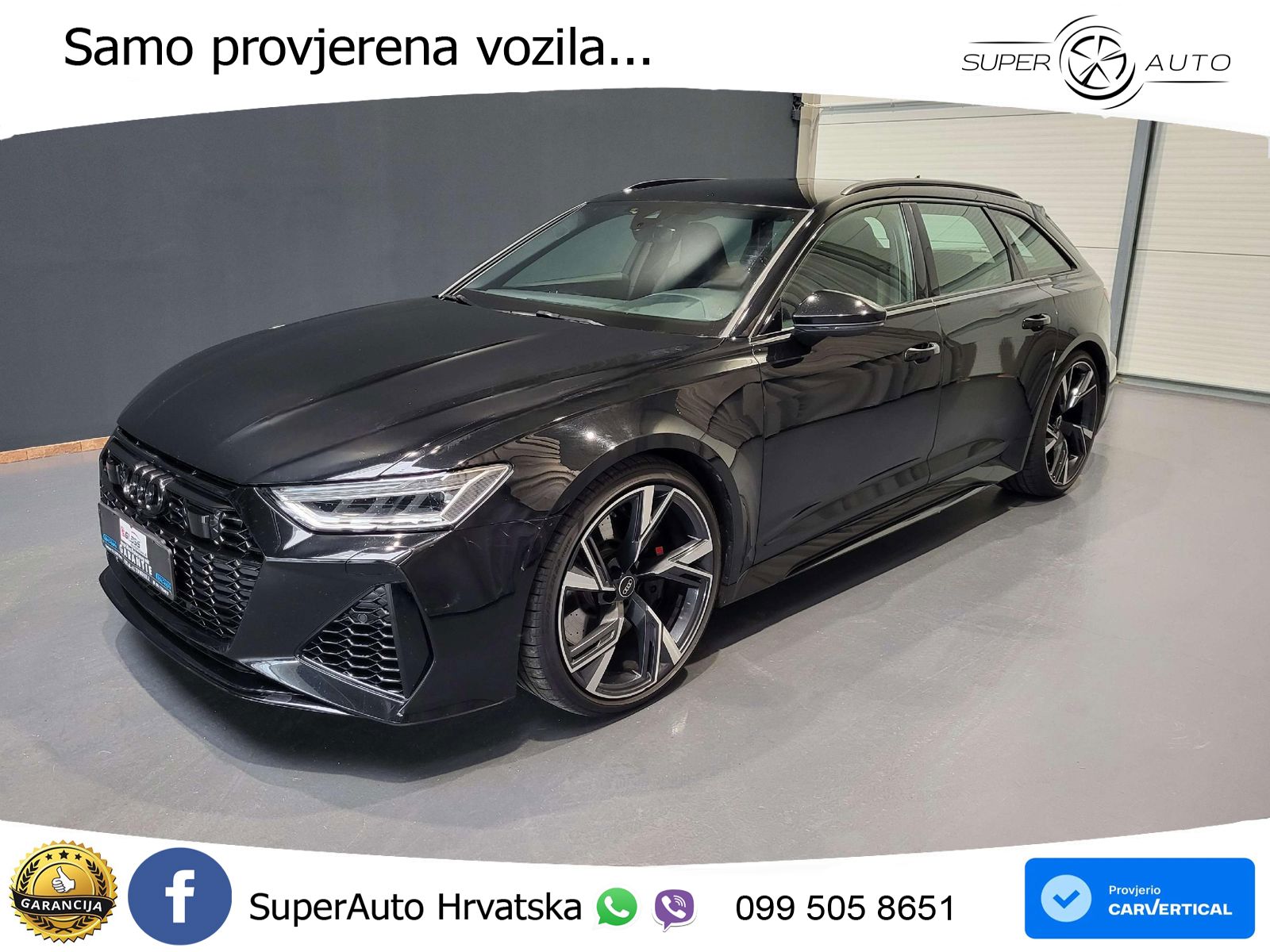 Audi RS6 Avant 4.0 TFSI V8 (600 KS) quattro Tiptronic ZRAČNI+ACC+GR SJED+KAM