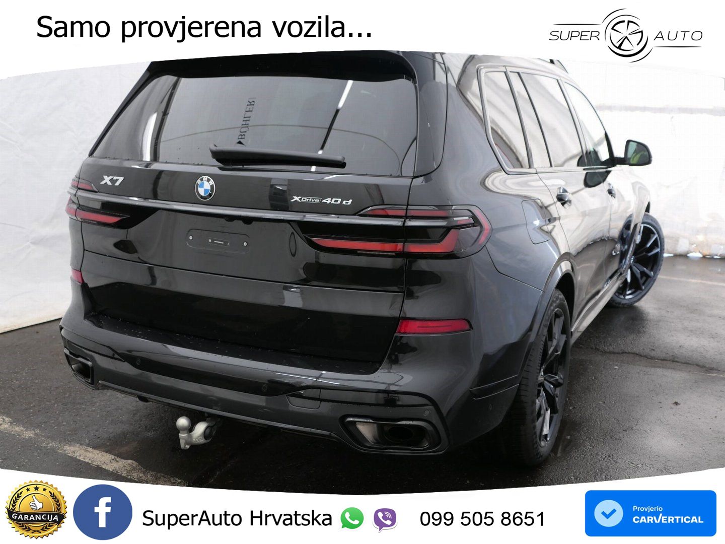 BMW X7 40d (352 KS) xDrive Steptronic M Sport ZRAČNI+ACC+GR SJED+KAM+PANO