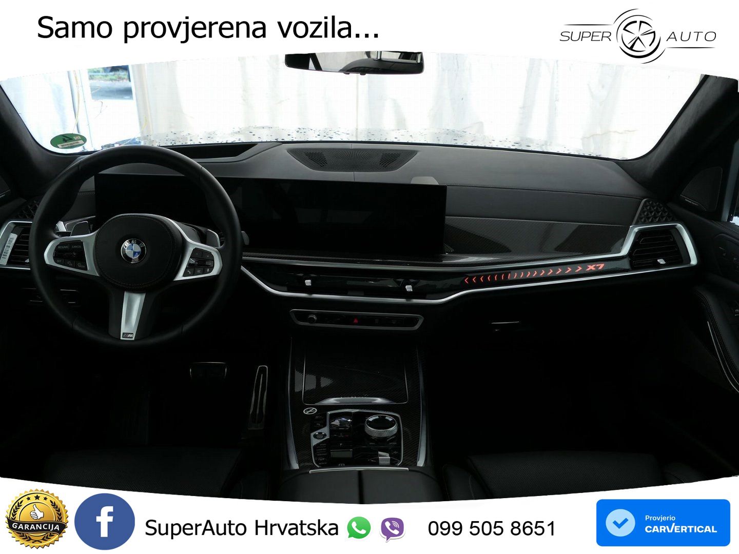 BMW X7 40d (352 KS) xDrive Steptronic M Sport ZRAČNI+ACC+GR SJED+KAM+PANO