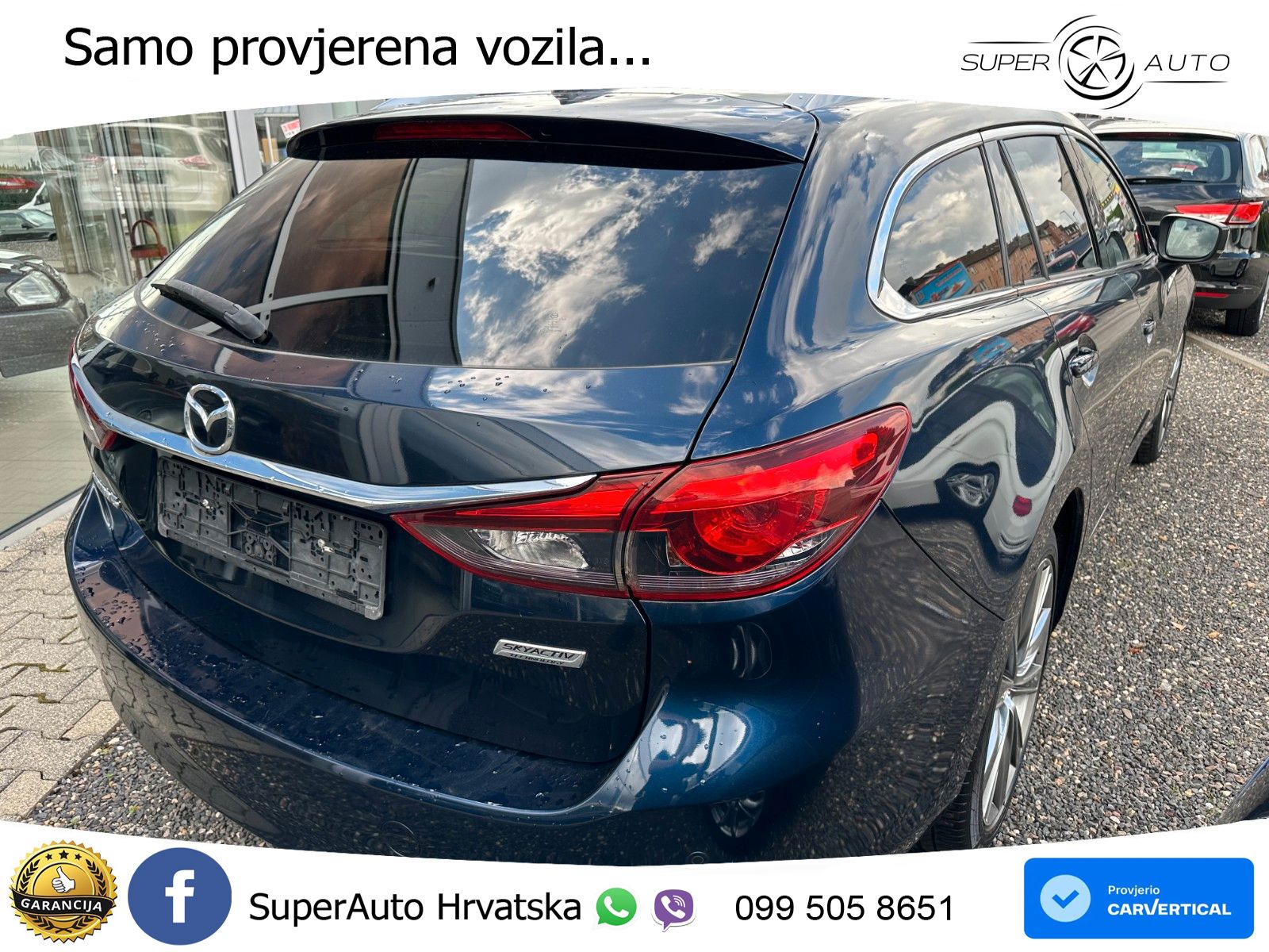 Mazda 6 Sport Combi  2.2 SKYACTIV-D (184 KS) LED+GR SJED+ACC