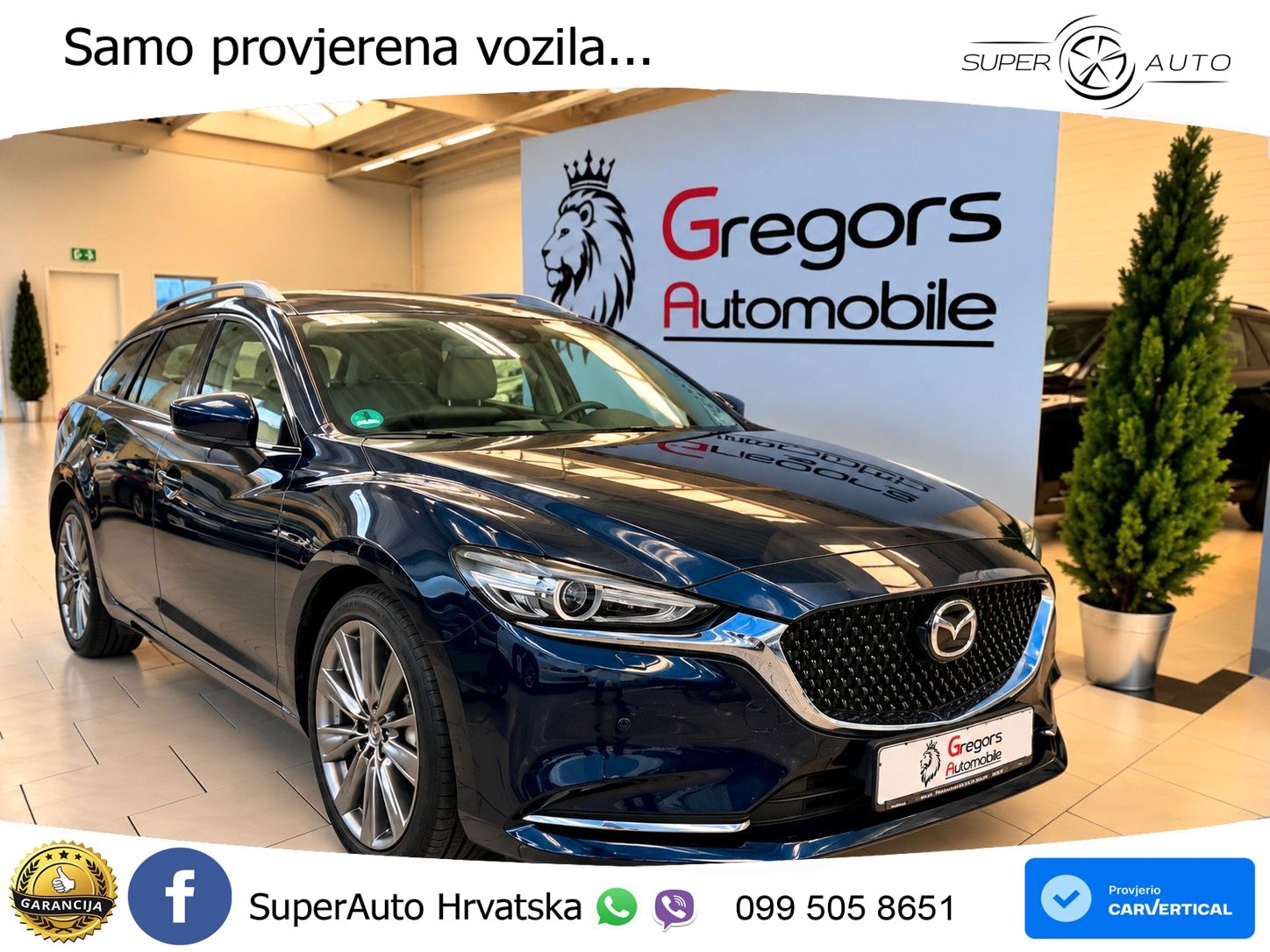Mazda 6 Sport Combi  2.2 SKYACTIV-D (184 KS) LED+GR SJED+ACC