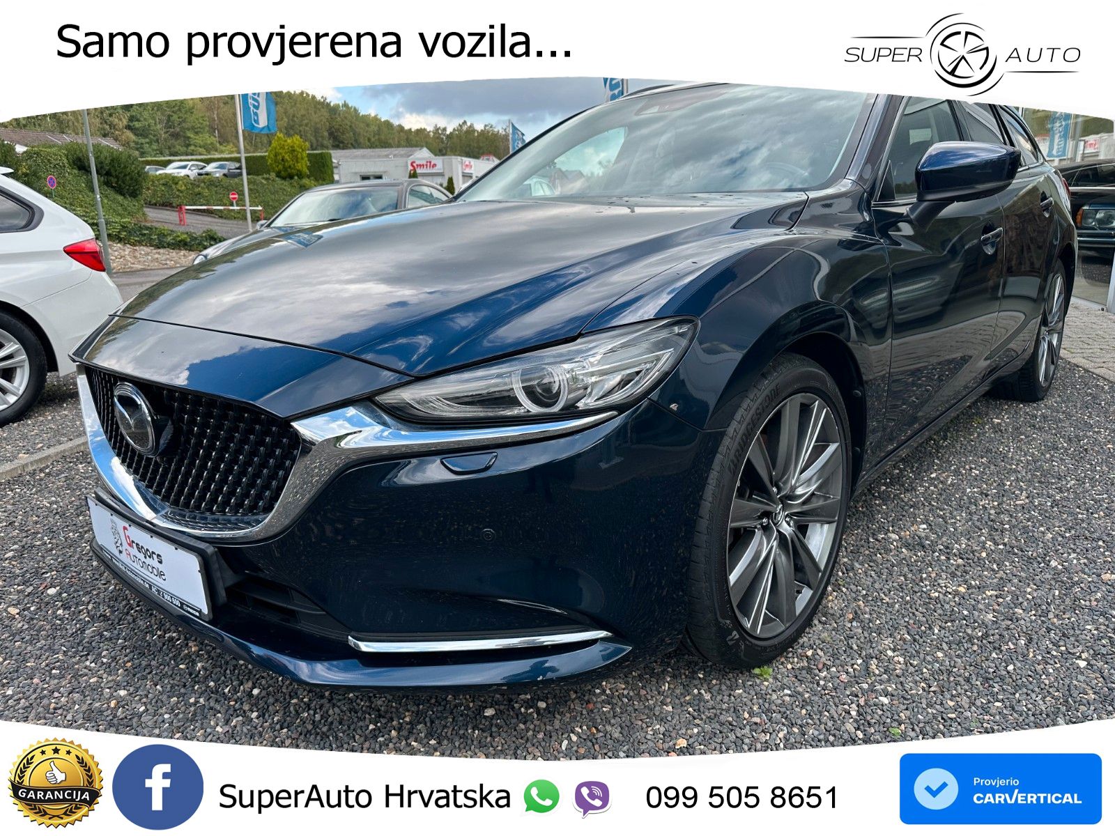 Mazda 6 Sport Combi  2.2 SKYACTIV-D (184 KS) LED+GR SJED+ACC