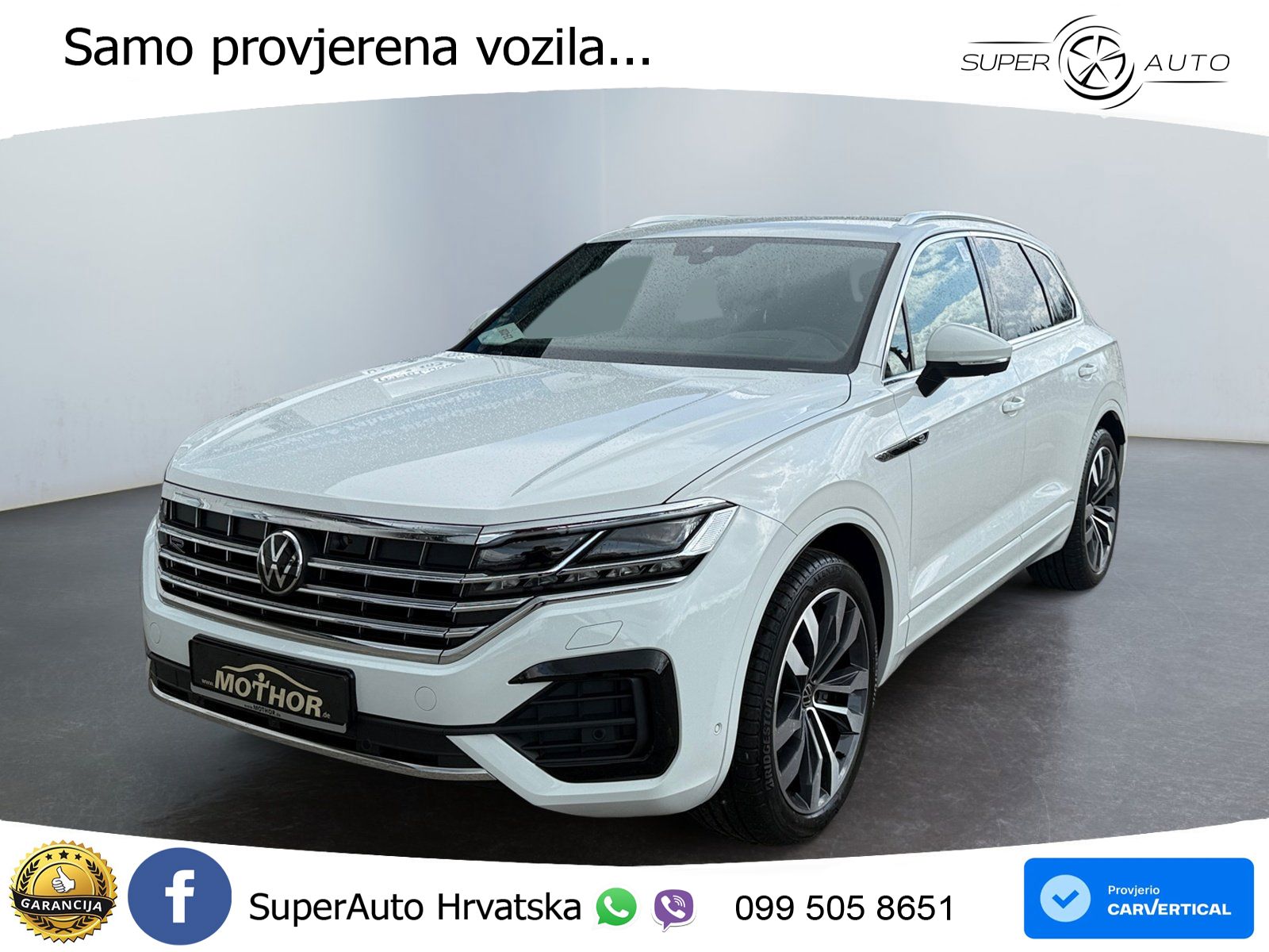 Volkswagen Touareg 3.0 V6 TDI (286 KS) 4MOTION Tiptronic R-Line ZRAČNI+ACC+GR SJED+KAM