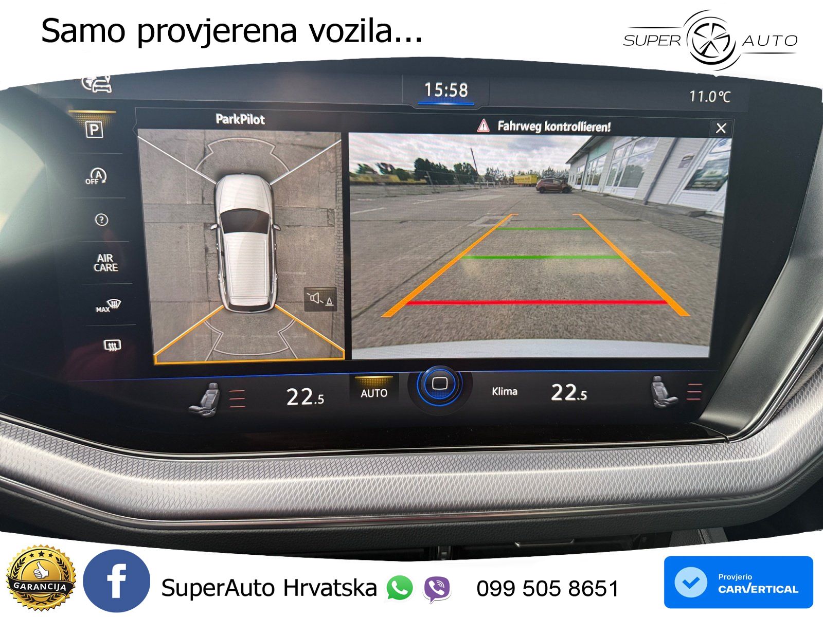 Volkswagen Touareg 3.0 V6 TDI (286 KS) 4MOTION Tiptronic R-Line ZRAČNI+ACC+GR SJED+KAM