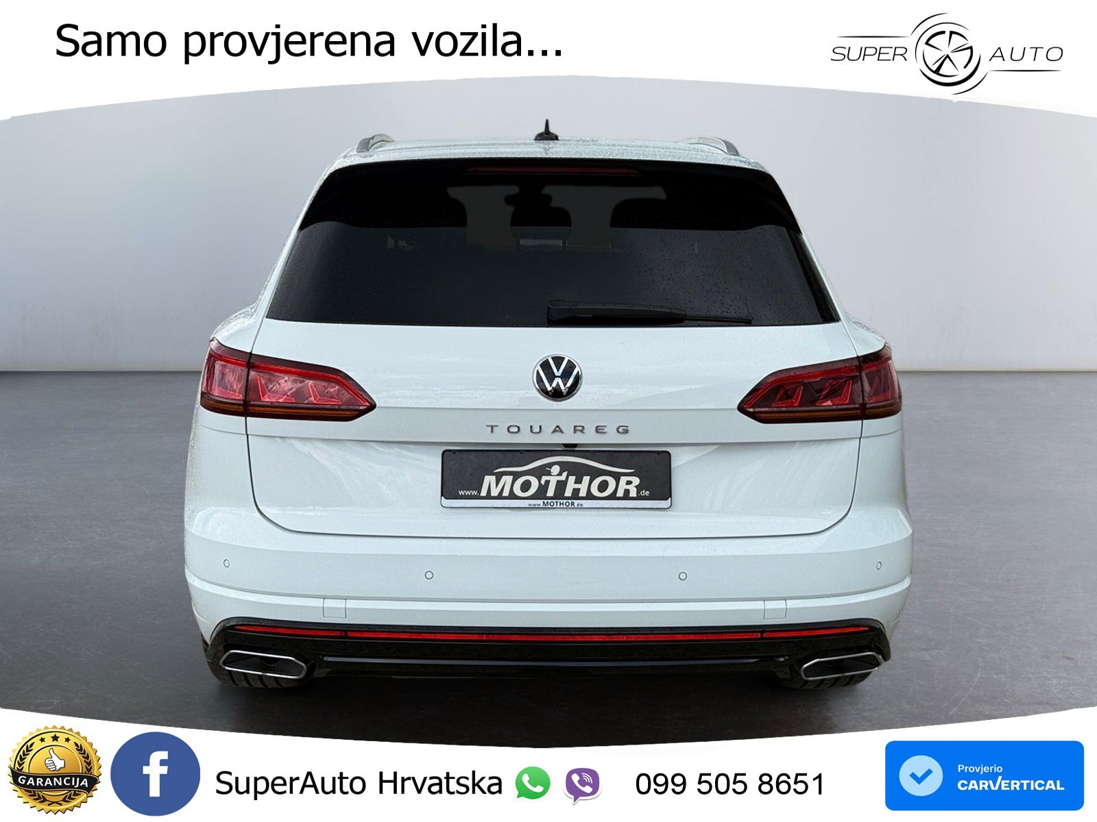 Volkswagen Touareg 3.0 V6 TDI (286 KS) 4MOTION Tiptronic R-Line ZRAČNI+ACC+GR SJED+KAM