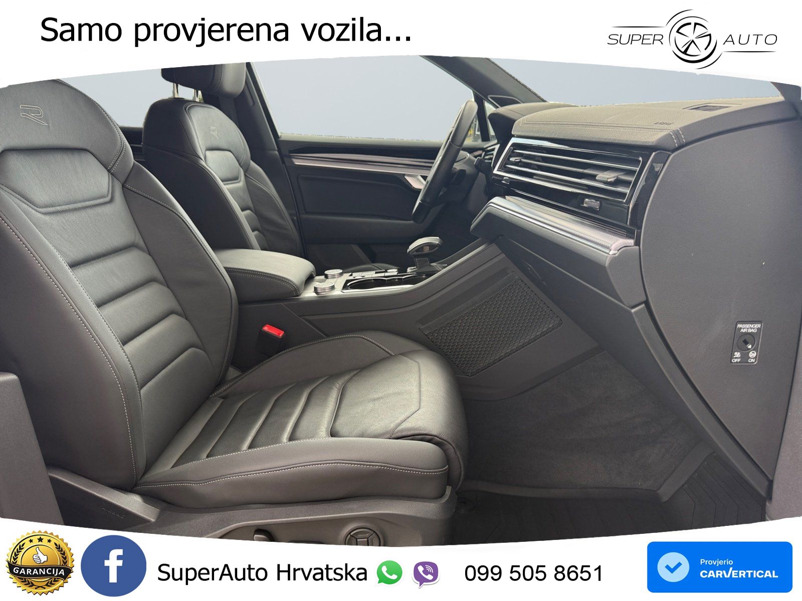 Volkswagen Touareg 3.0 V6 TDI (286 KS) 4MOTION Tiptronic R-Line ZRAČNI+ACC+GR SJED+KAM
