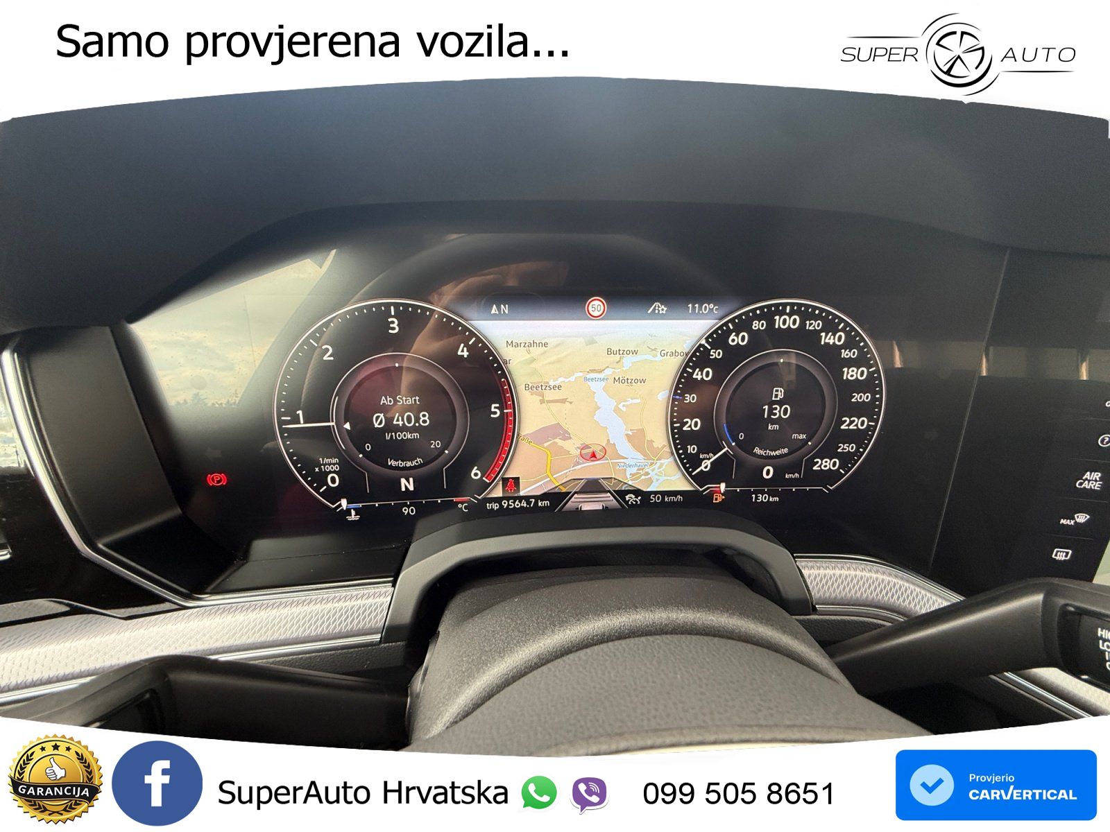 Volkswagen Touareg 3.0 V6 TDI (286 KS) 4MOTION Tiptronic R-Line ZRAČNI+ACC+GR SJED+KAM