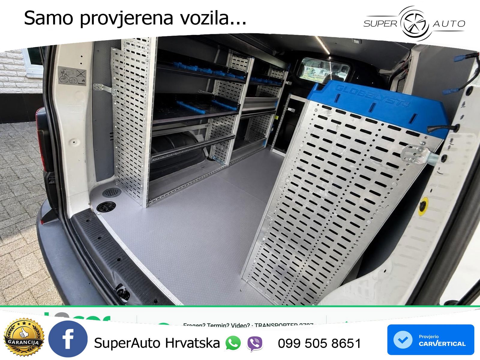 Volkswagen T6.1 Transporter 4MOTION* SORTIMO GLOBELYST 4 150 KS