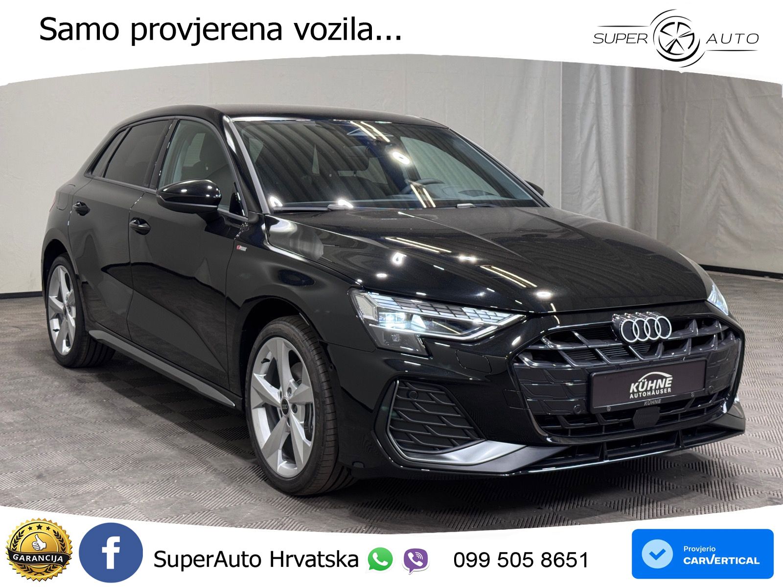 Audi A3 Sportback 40 TFSI (204 KS) quattro S tronic S line