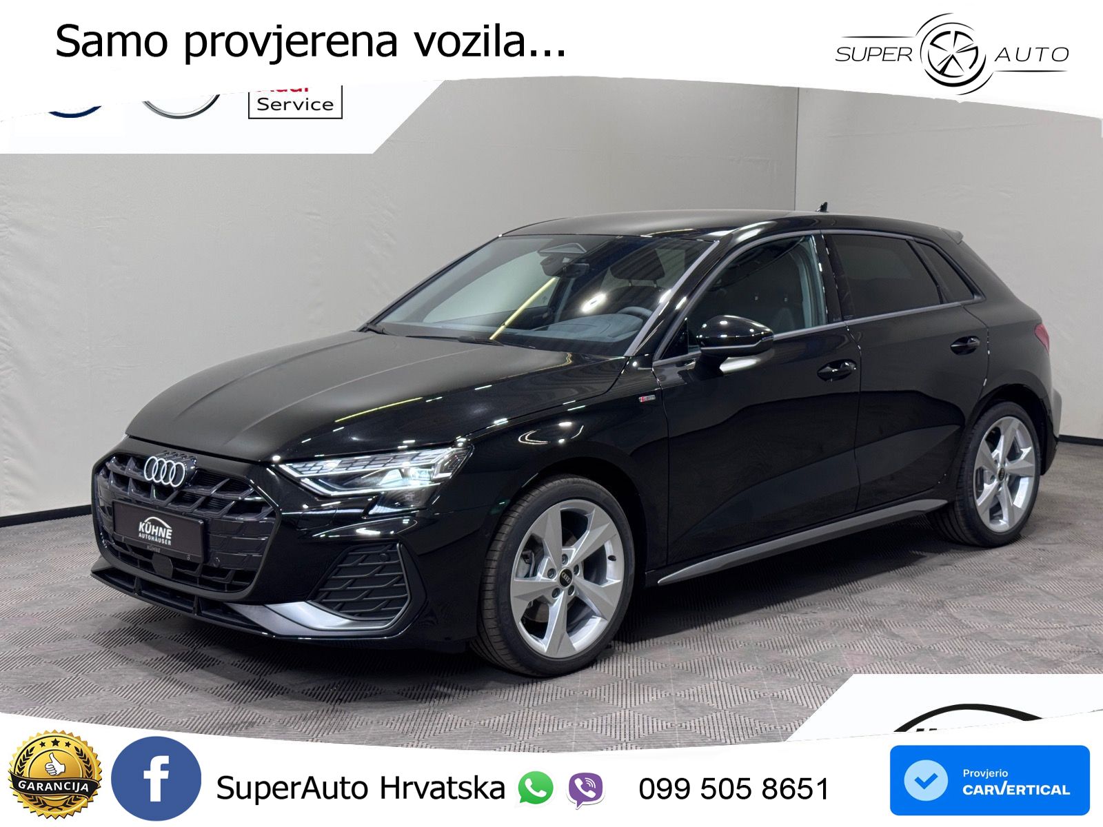 Audi A3 Sportback 40 TFSI (204 KS) quattro S tronic S line