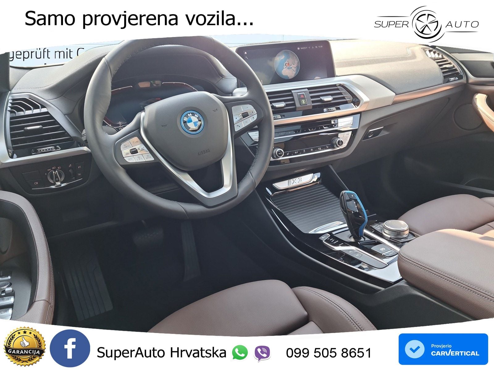 BMW iX3 80 kWh (286 KS) ACC+HEAD+GR SJED+360+PANO