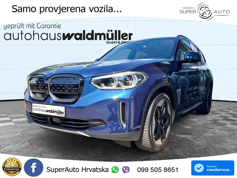 BMW iX3 80 kWh (286 KS) ACC+HEAD+GR SJED+360+PANO
