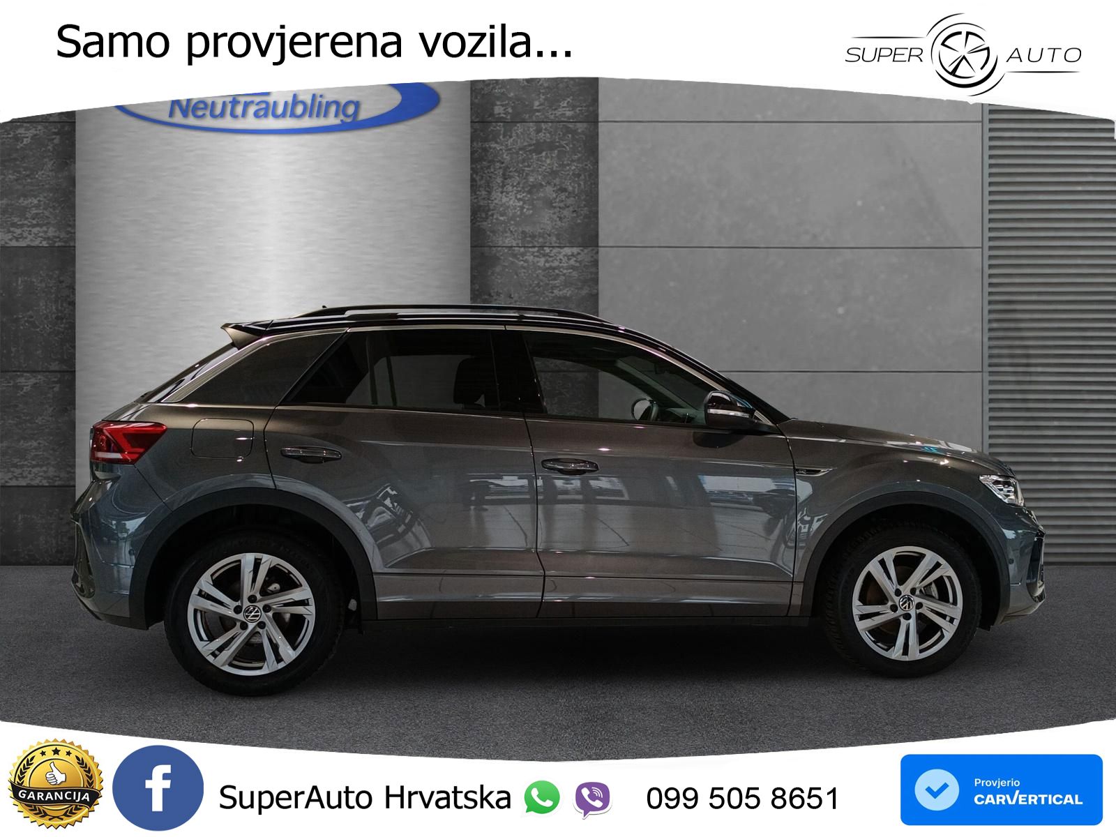 Volkswagen T-Roc 1.5 TSI (150 KS) DSG R-Line LED+GR SJED+ACC