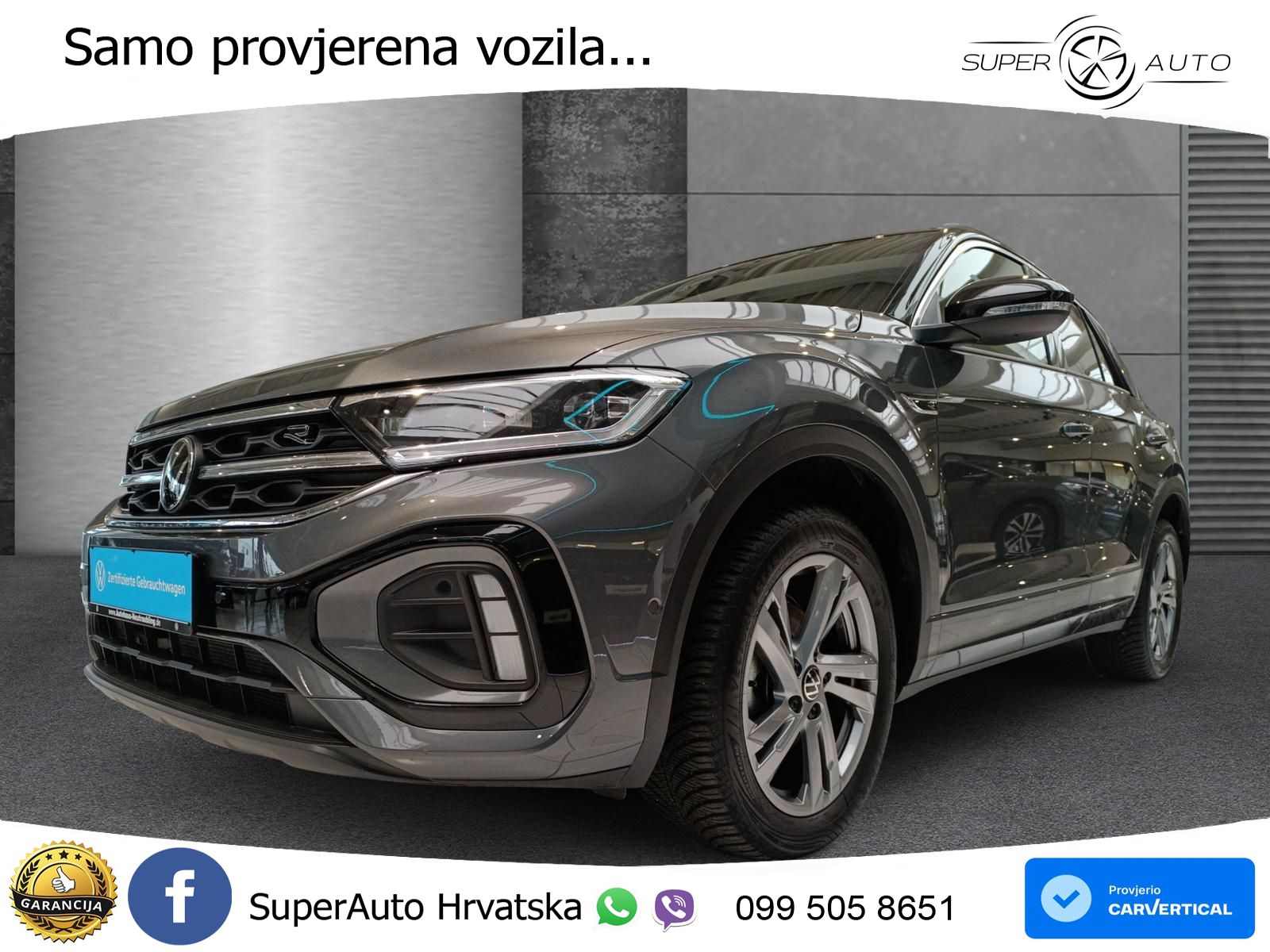 Volkswagen T-Roc 1.5 TSI (150 KS) DSG R-Line LED+GR SJED+ACC
