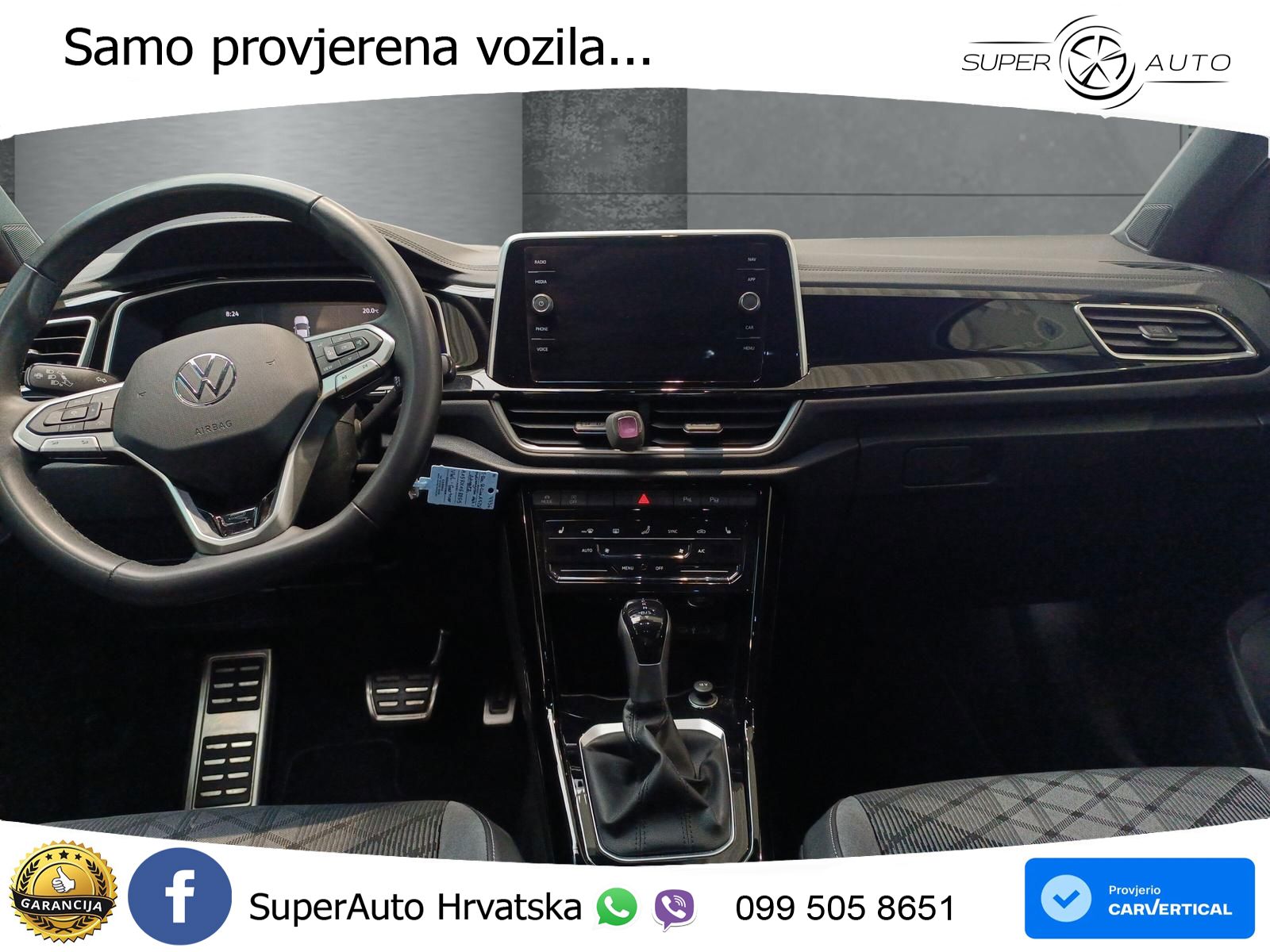 Volkswagen T-Roc 1.5 TSI (150 KS) DSG R-Line LED+GR SJED+ACC