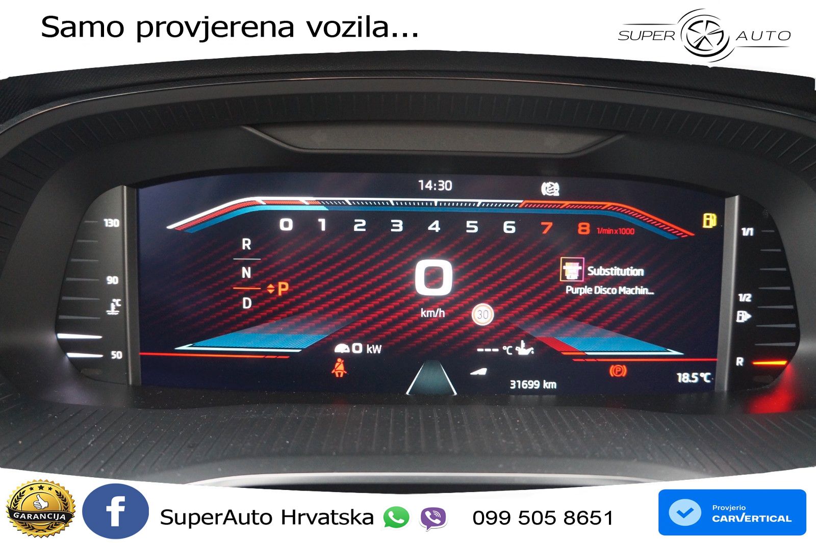 Škoda Octavia Combi RS 2.0 TSI (245 KS) DSG LED+GR SJED+ACC