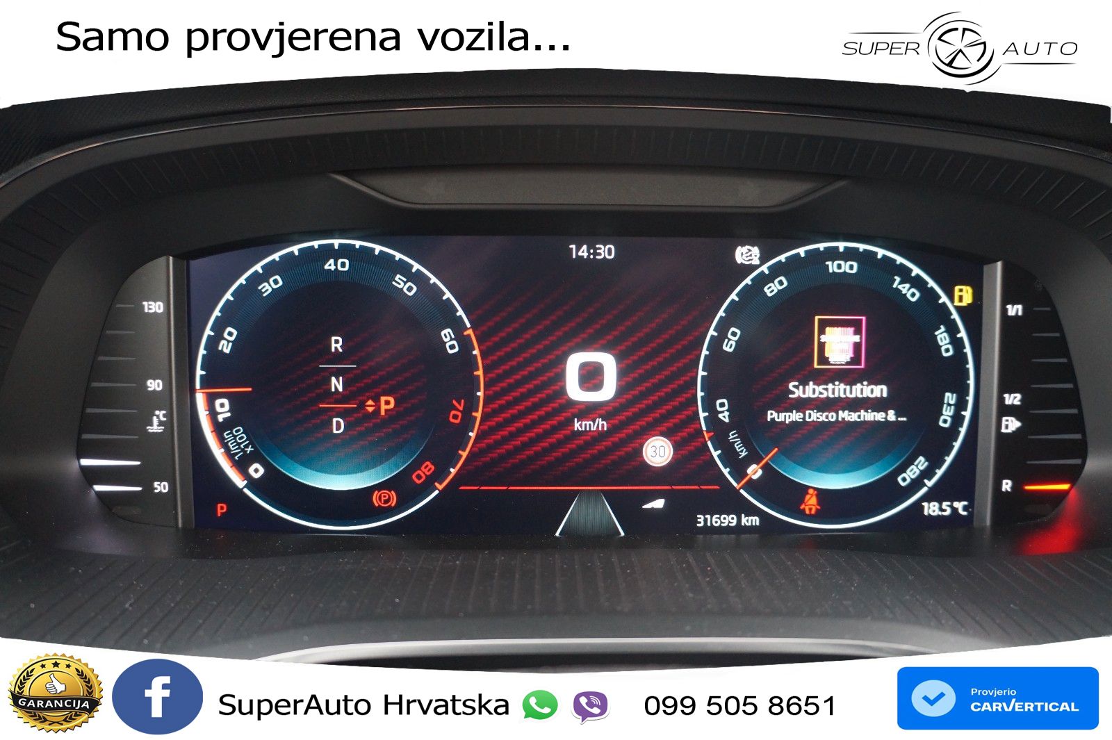 Škoda Octavia Combi RS 2.0 TSI (245 KS) DSG LED+GR SJED+ACC