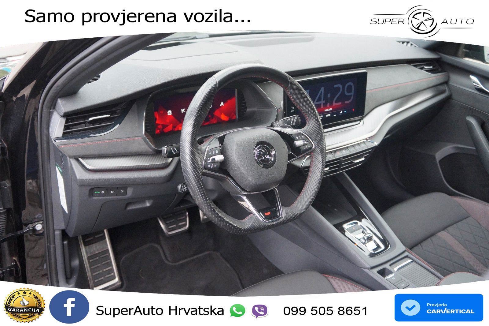 Škoda Octavia Combi RS 2.0 TSI (245 KS) DSG LED+GR SJED+ACC