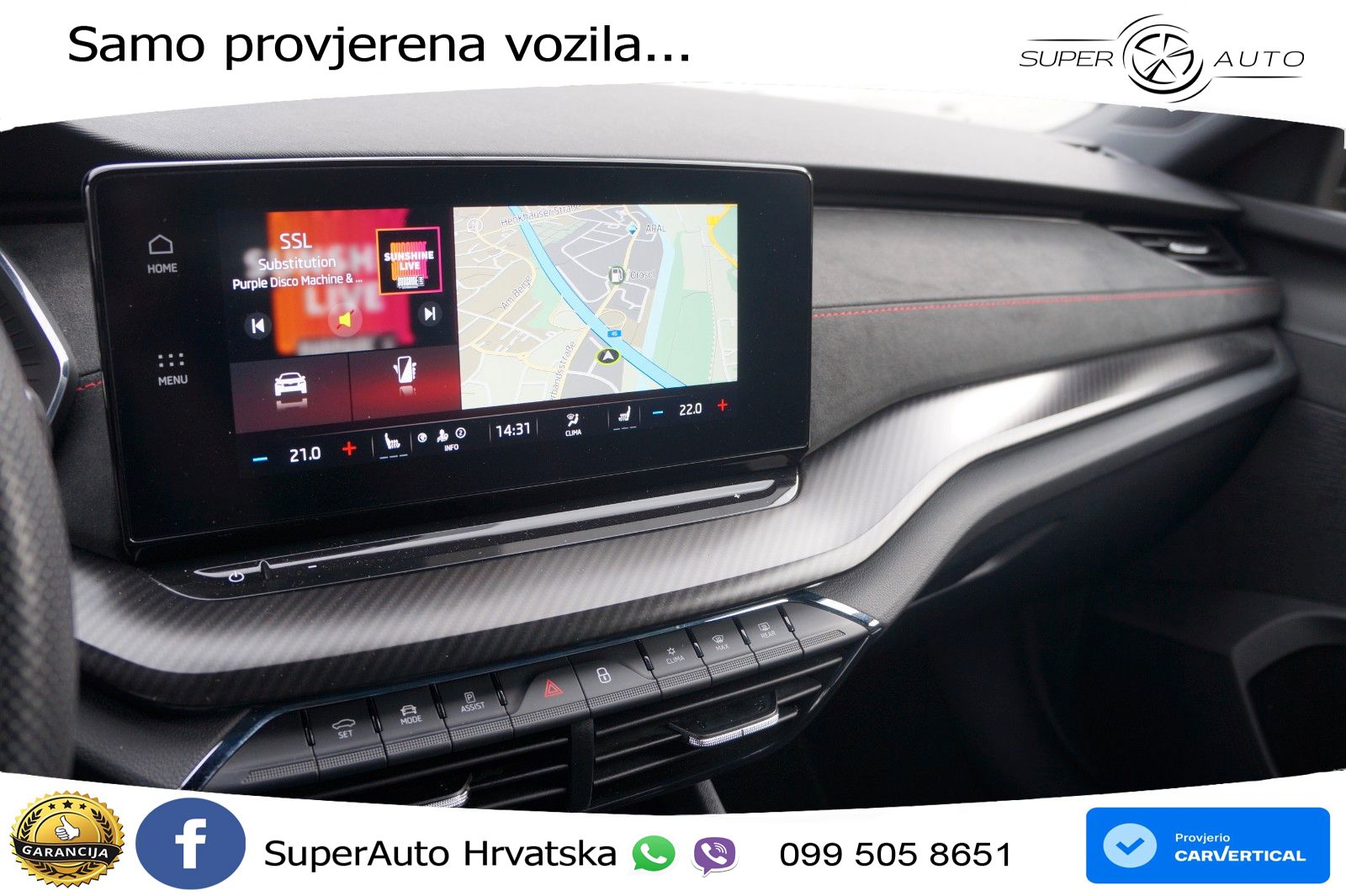 Škoda Octavia Combi RS 2.0 TSI (245 KS) DSG LED+GR SJED+ACC
